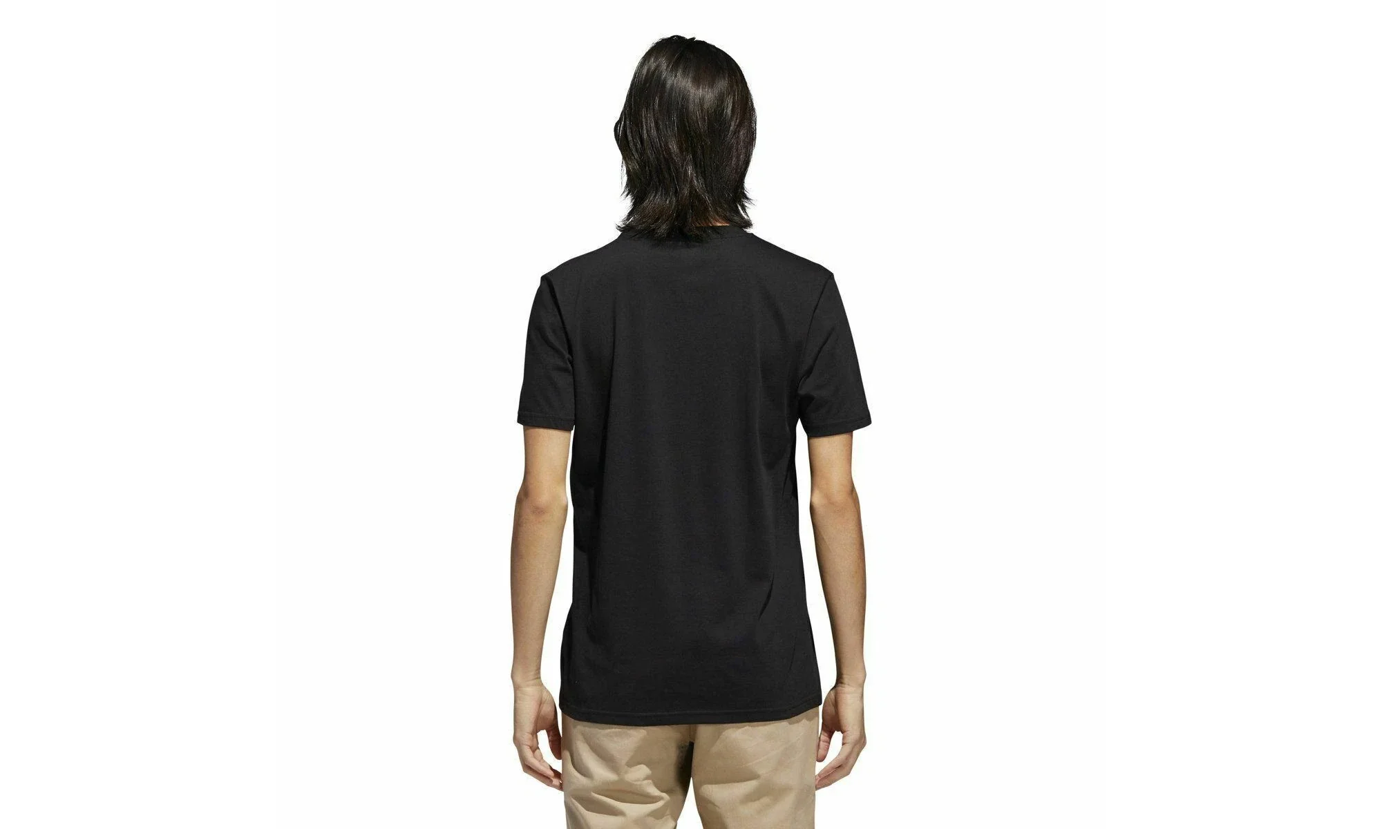 originals Logo Casual Sports Short Sleeve "Black" CF3097 - Image 2