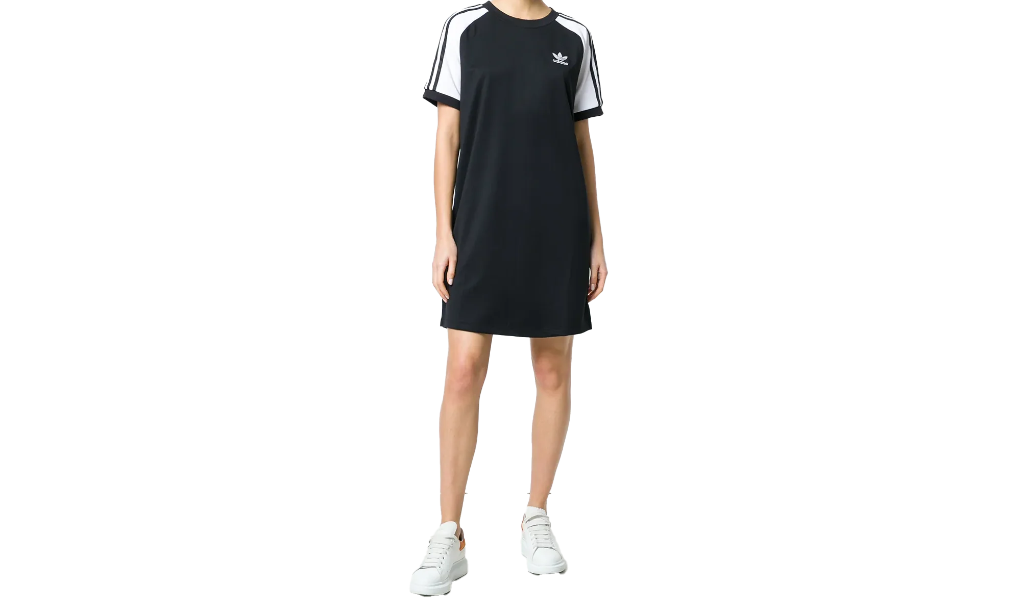 Originals Raglan Dress WMNS "Black" CE4961 - Image 2
