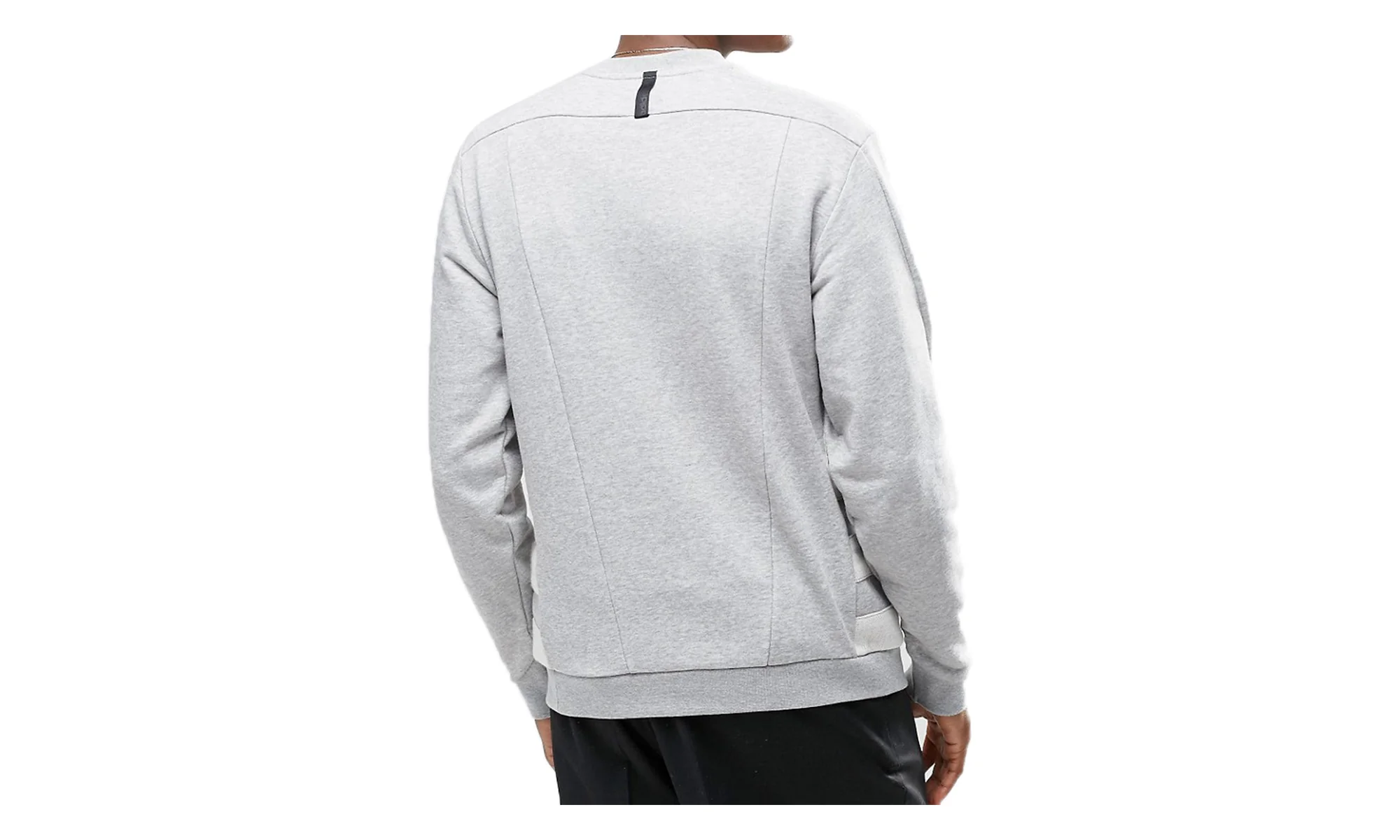 Originals Street Modern Crew "MEDIUM GREY HEATHER" AY9201 - Image 2