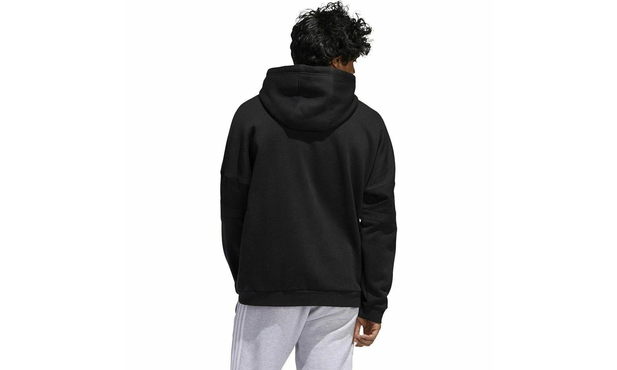 Originals Team Signature Trefoil Hoodie "Black" ED7115 - Image 2
