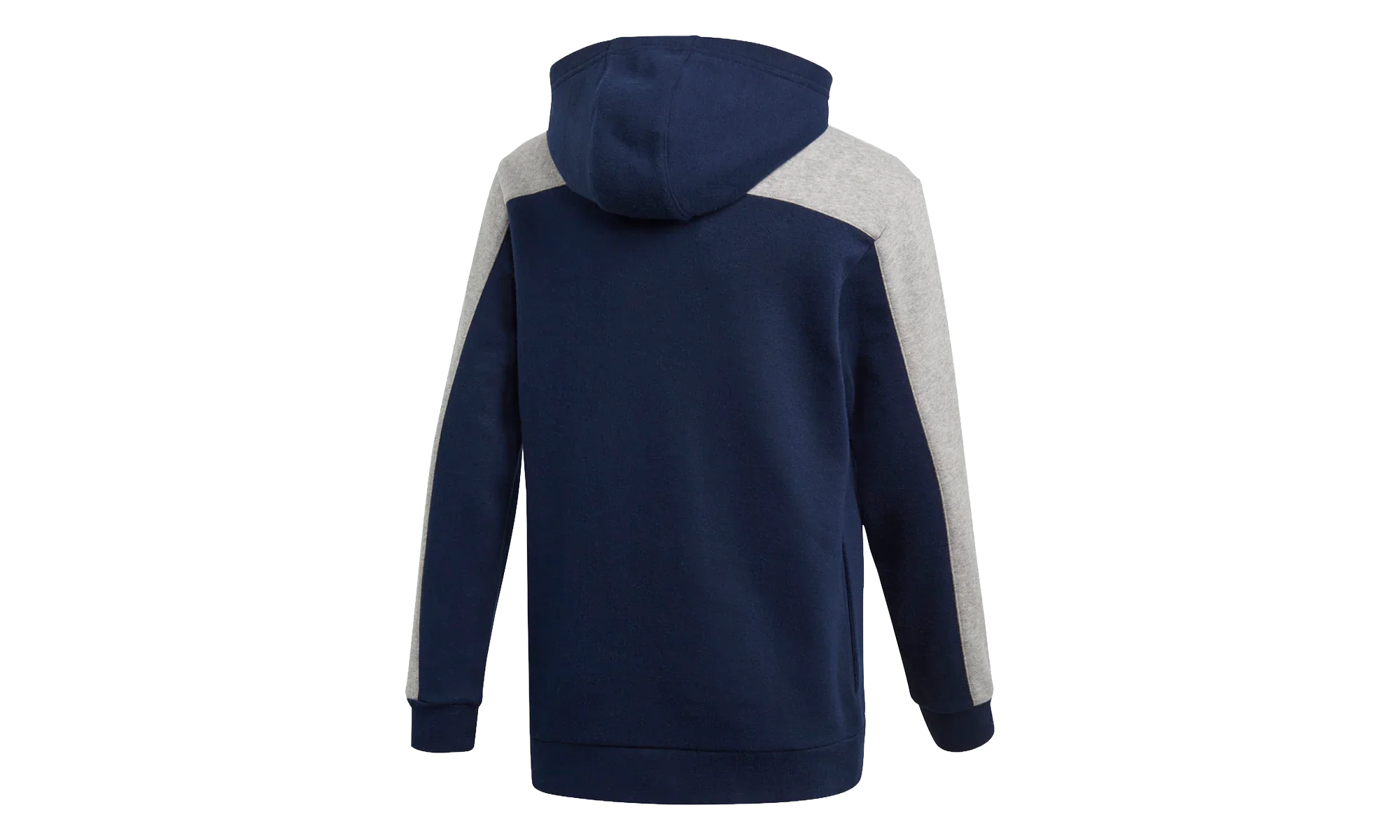 Originals Trefoil Hoodie GS "Collegiate Navy / Medium Grey Heather" CE1085 - Image 2