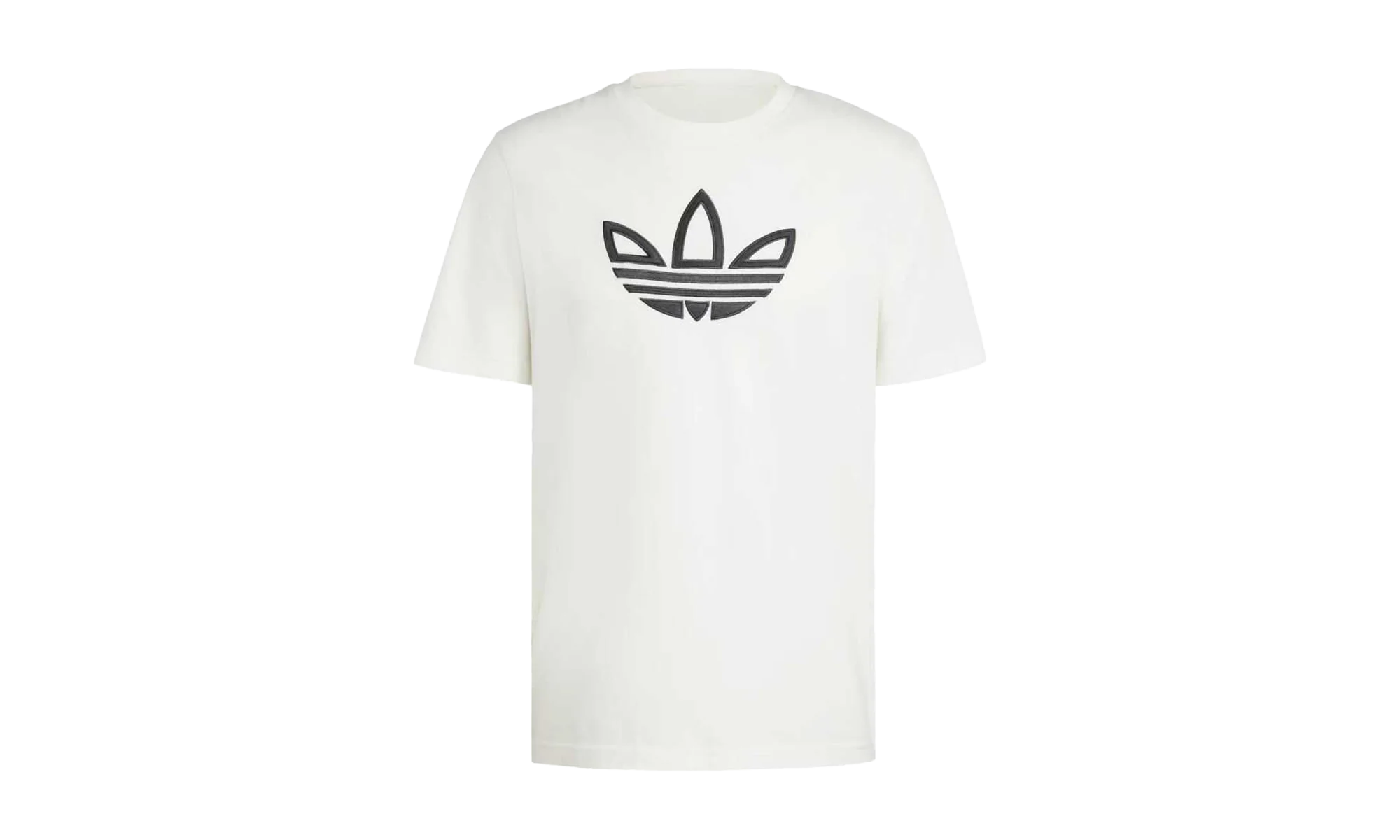 Outline Trefoil T-Shirt "Cloud White" iy4890