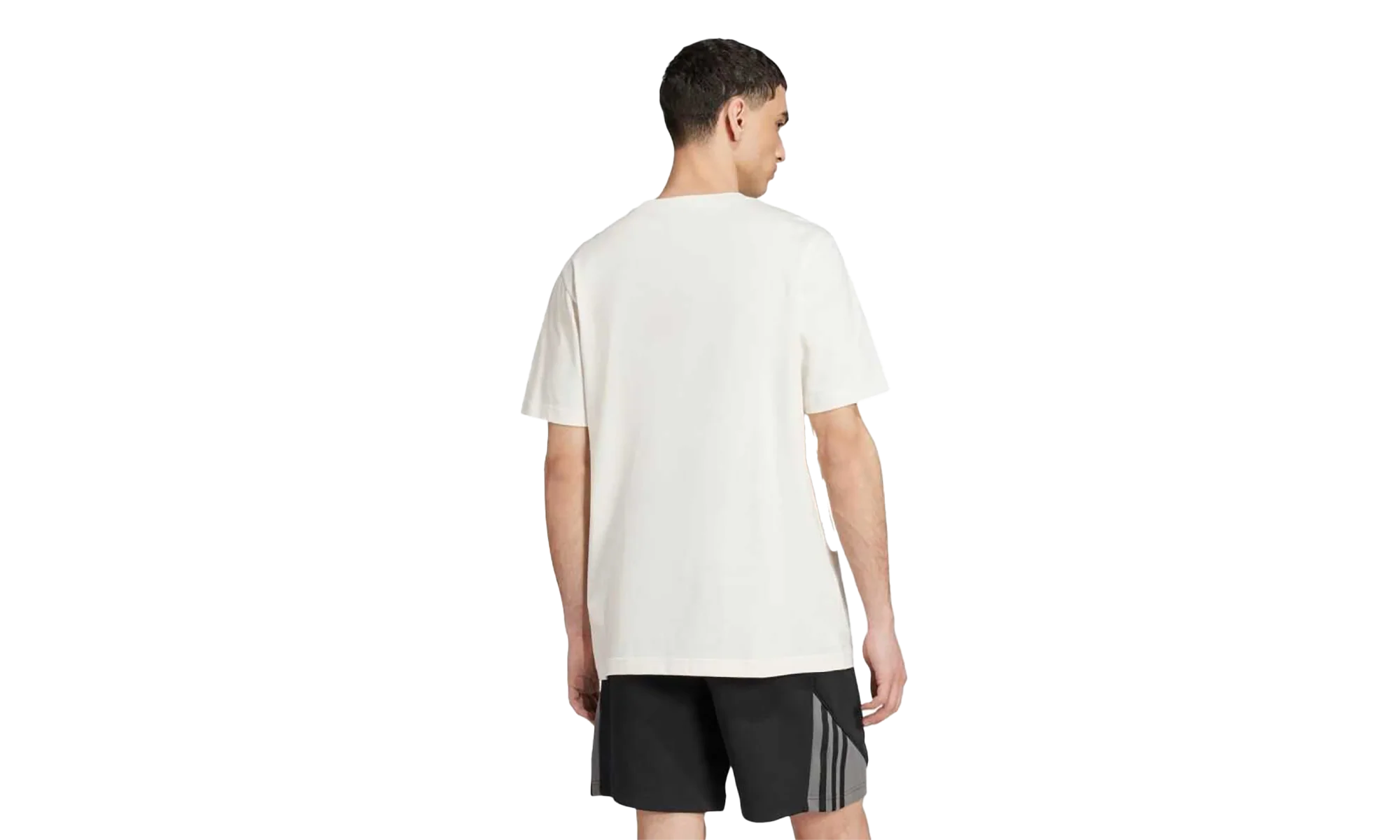 Outline Trefoil T-Shirt "Cloud White" iy4890 - Image 2