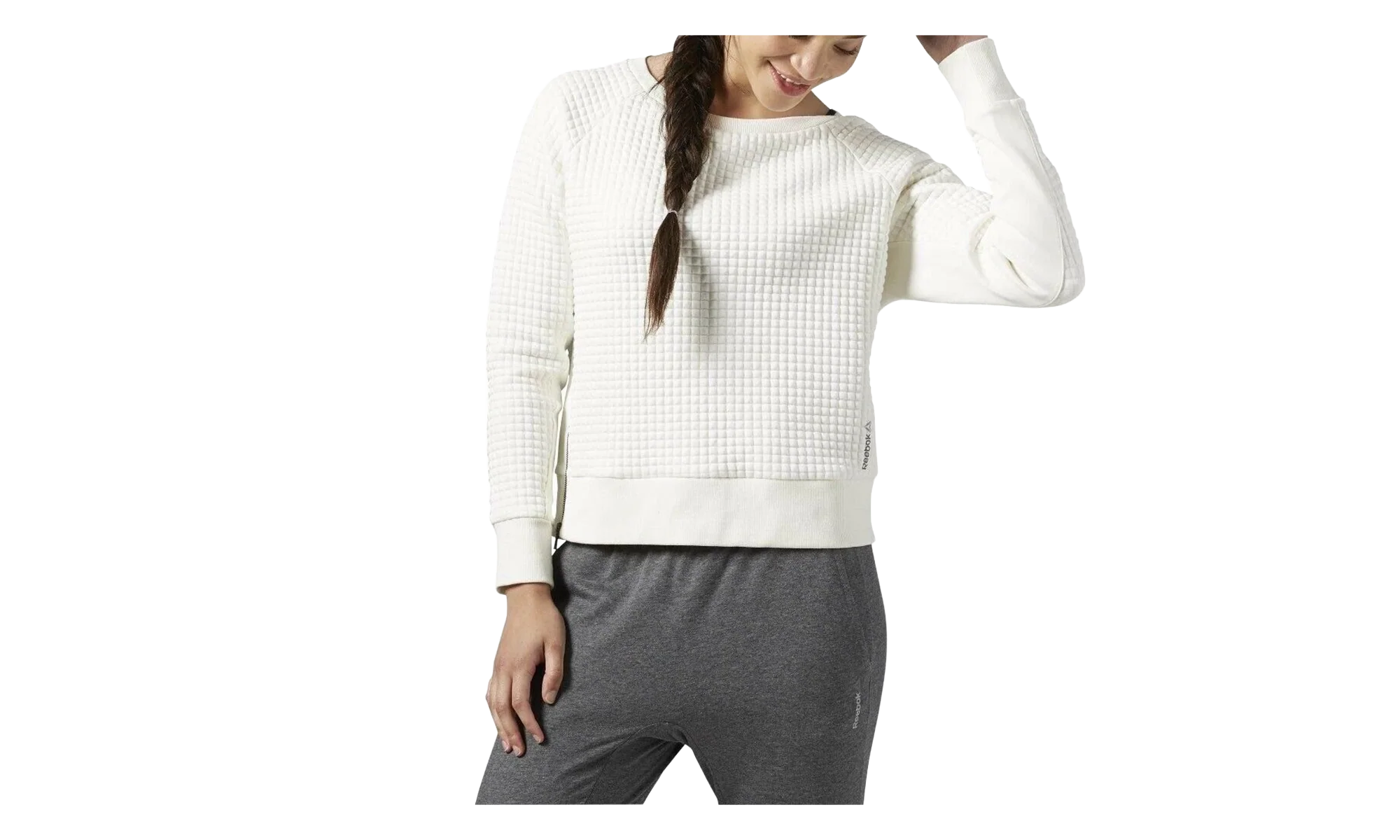 Pack Quilted Crewneck WMNS "Chalk" AY2034