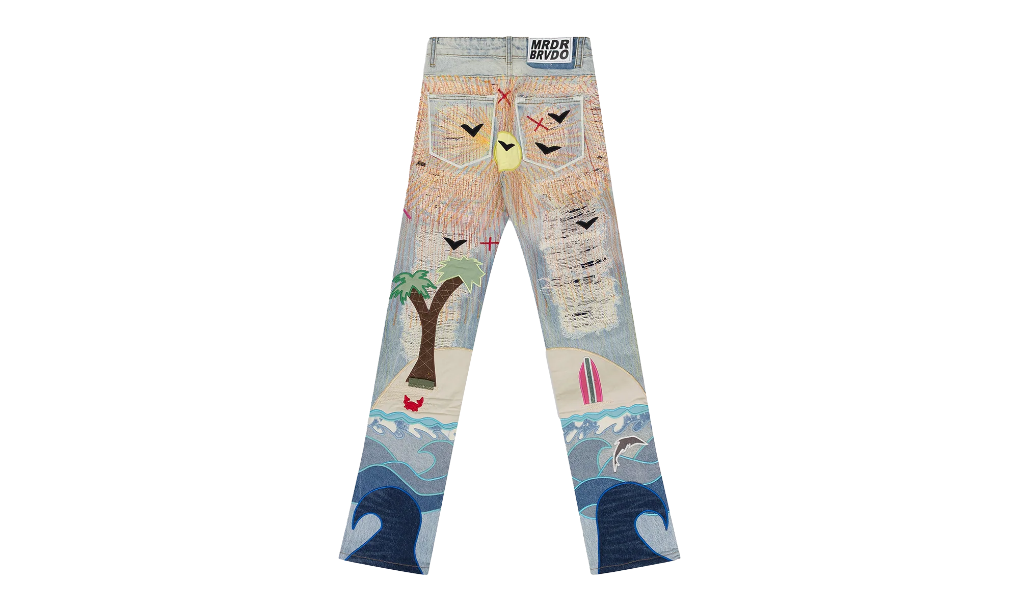 Pale Seaboard Straight-FIt Jeans "Multicolor" 11200710030 - Image 2