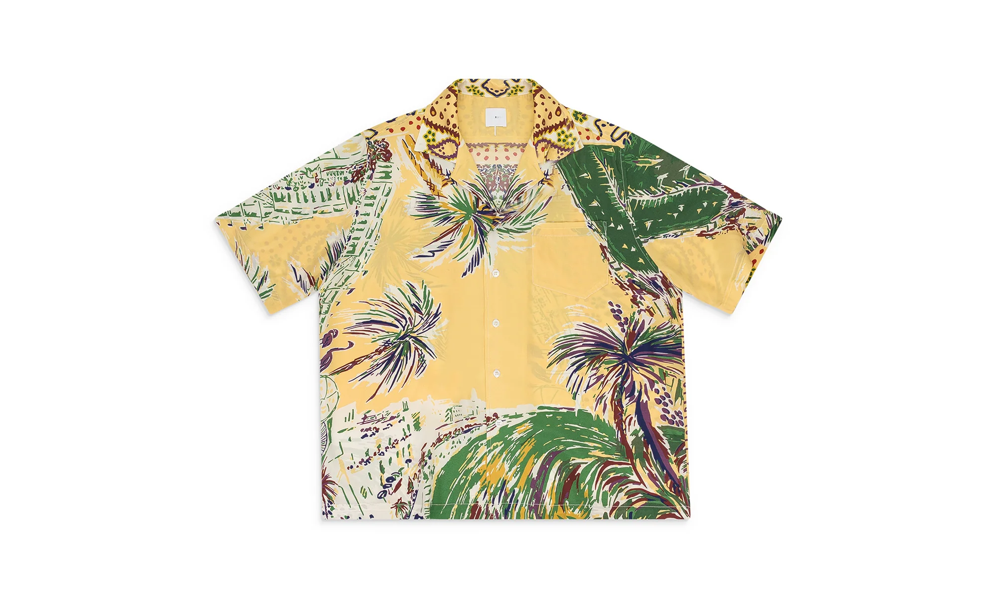 PALMINA SILK BUTTON-DOWN SHIRT "MULTICOLOR" RHSS24SR04174108 MUL