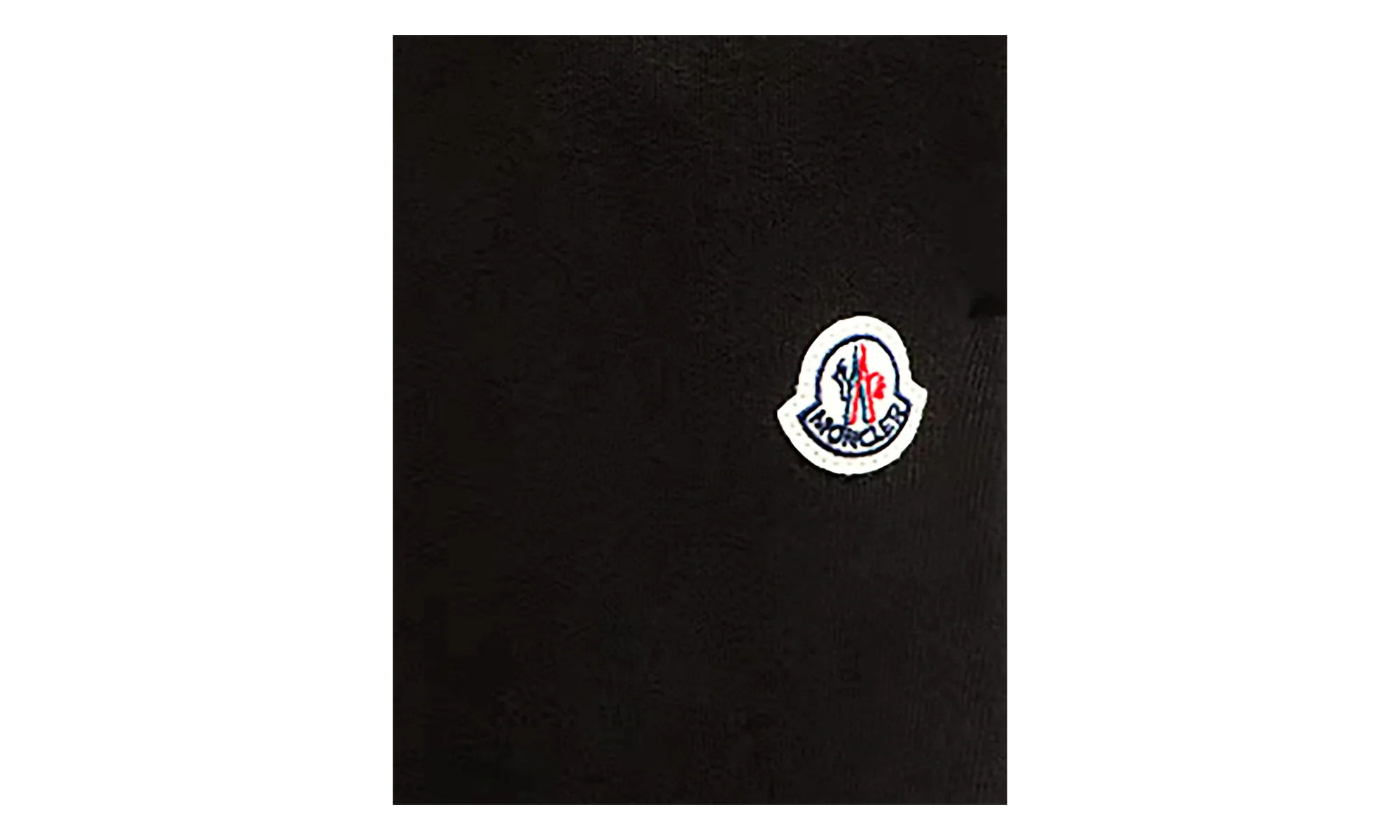 Pantalone Lungo / Logo Patch Cotton Sweatpants "Black" MON12 - Image 2