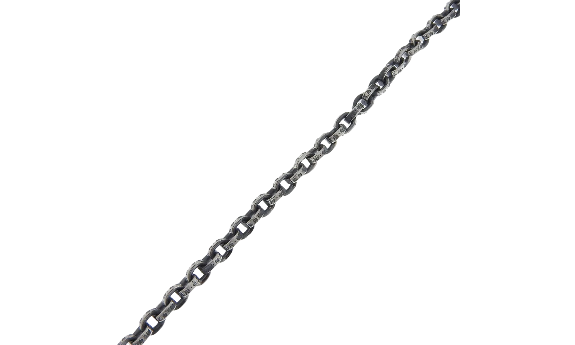 Paper chain 20 inch 925 Unisex necklace A+rank "Silver" CHRM0434 - Image 2