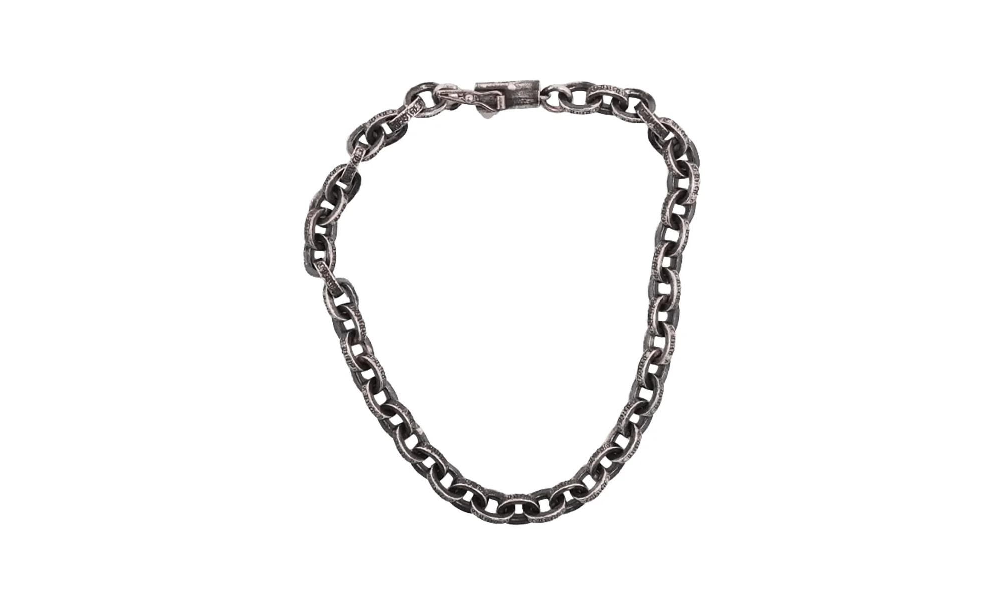 Paper chain bracelet "8 inches - Silver" CHRM0400