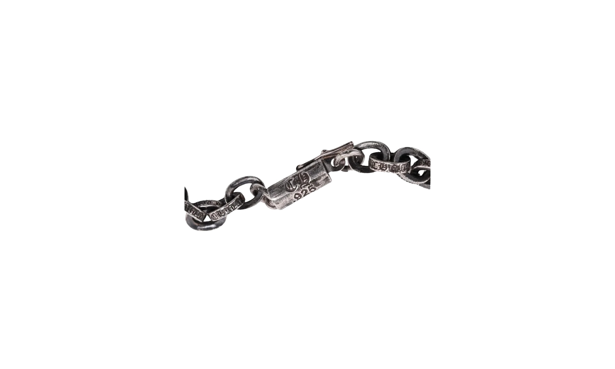 Paper chain bracelet "8 inches - Silver" CHRM0400 - Image 2