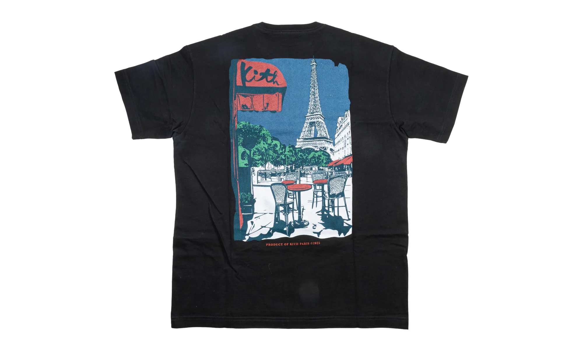 Paris Eiffel Cafe Logo Tee "Black" KHM034690 001 - Image 2