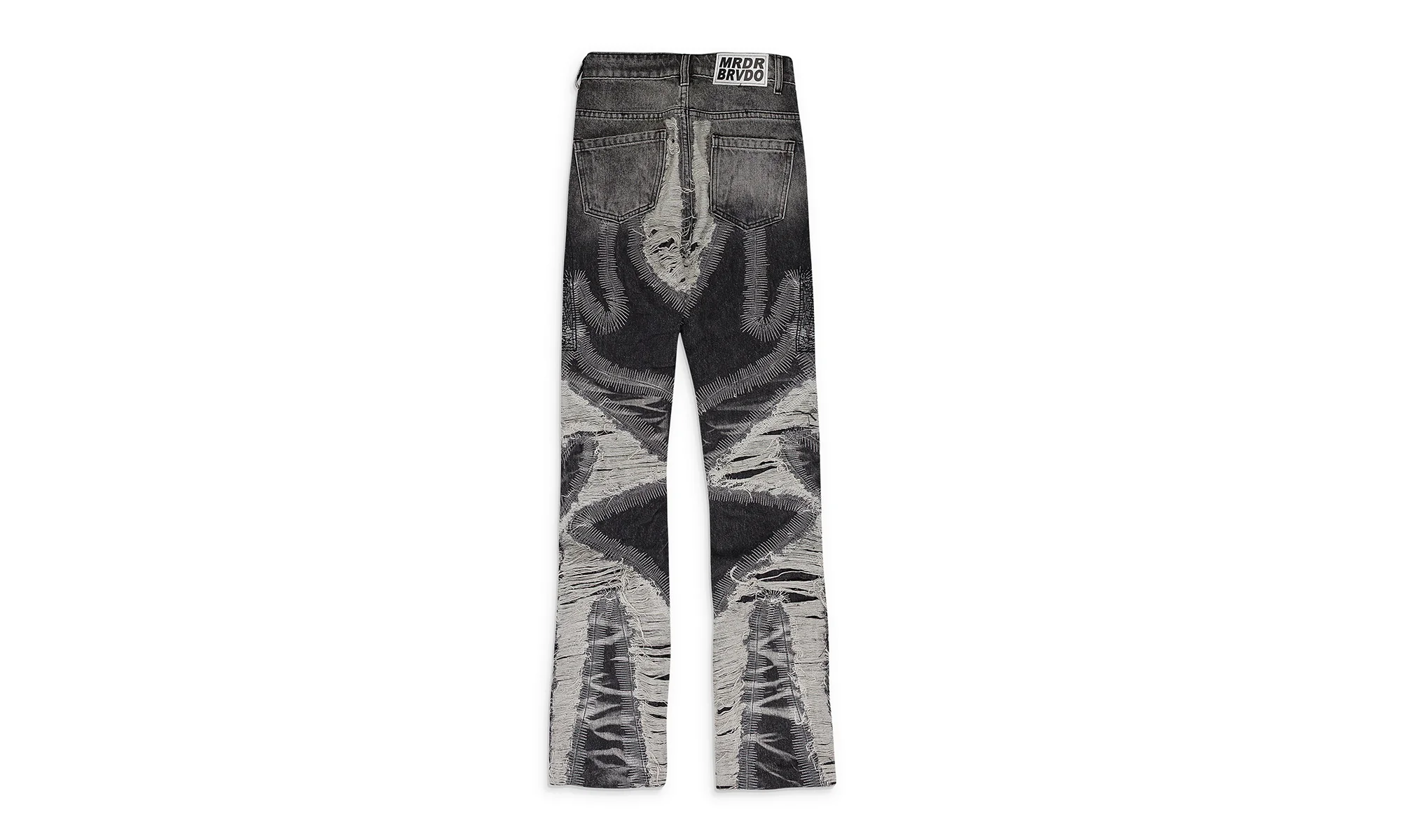PATH WIDE-LEG JEANS "BLACK" 11200800002AW23 - Image 2