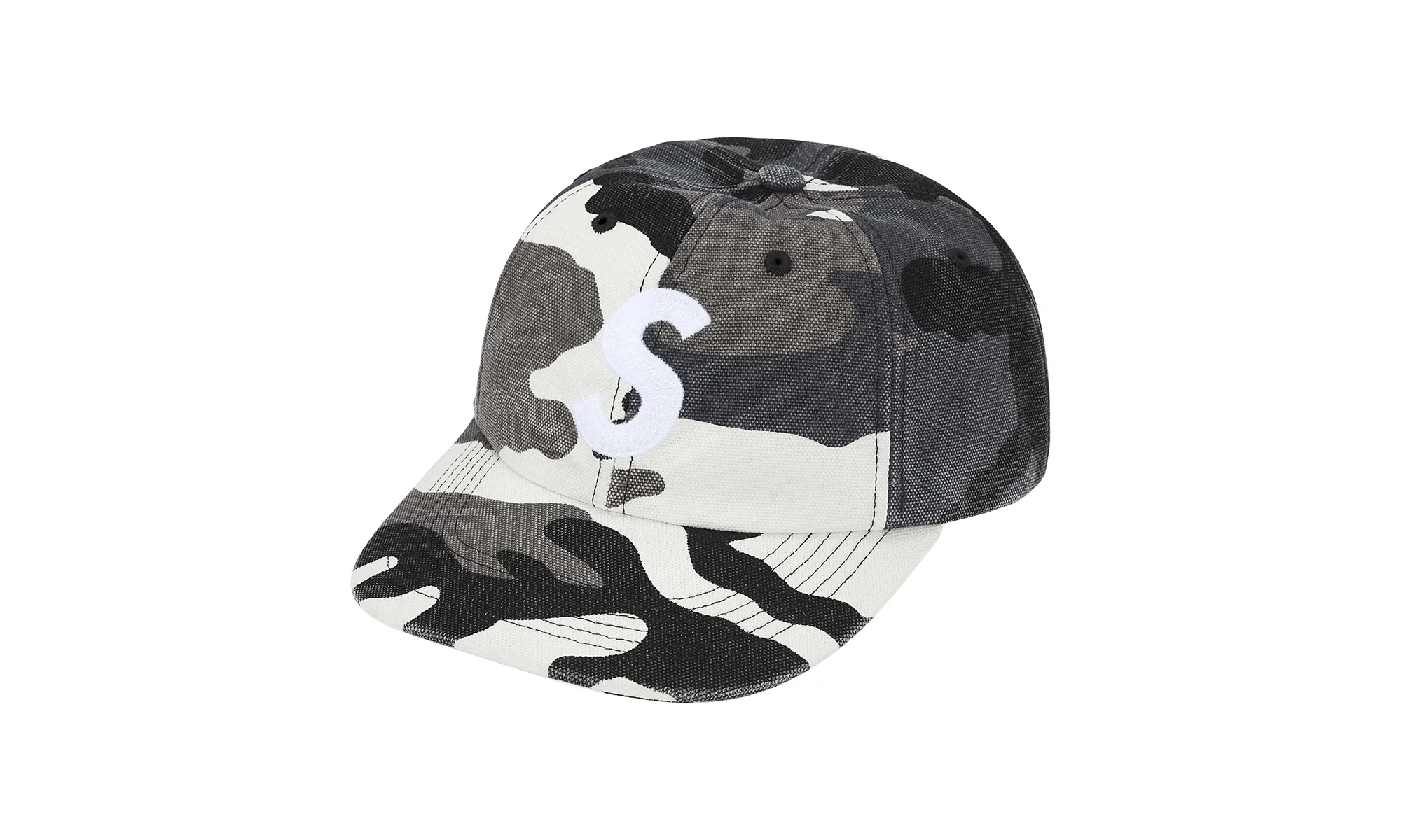 Pigment Coated Canvas S Logo 6-Panel "SnowCamo" SU26518