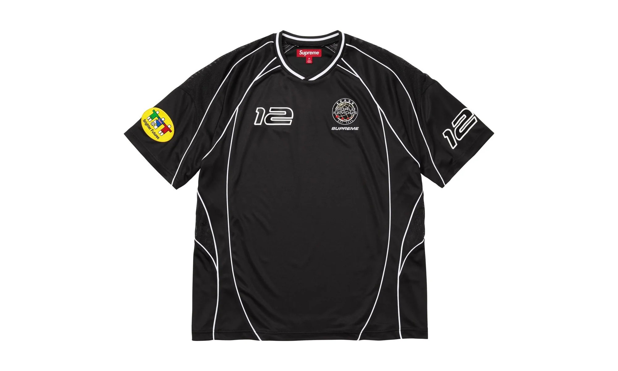 Piping Soccer Jersey "FW25 - Black" SU26627