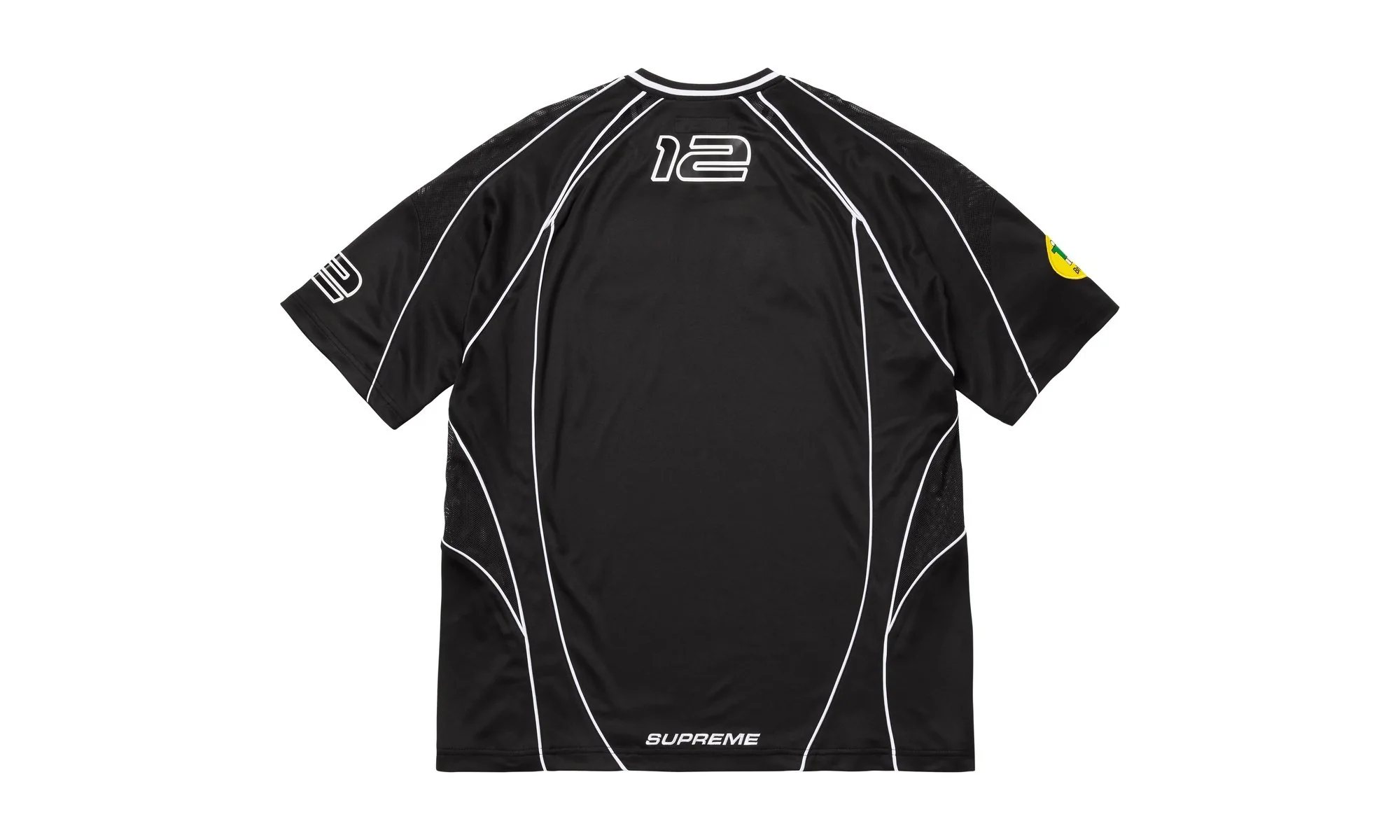 Piping Soccer Jersey "FW25 - Black" SU26627 - Image 2