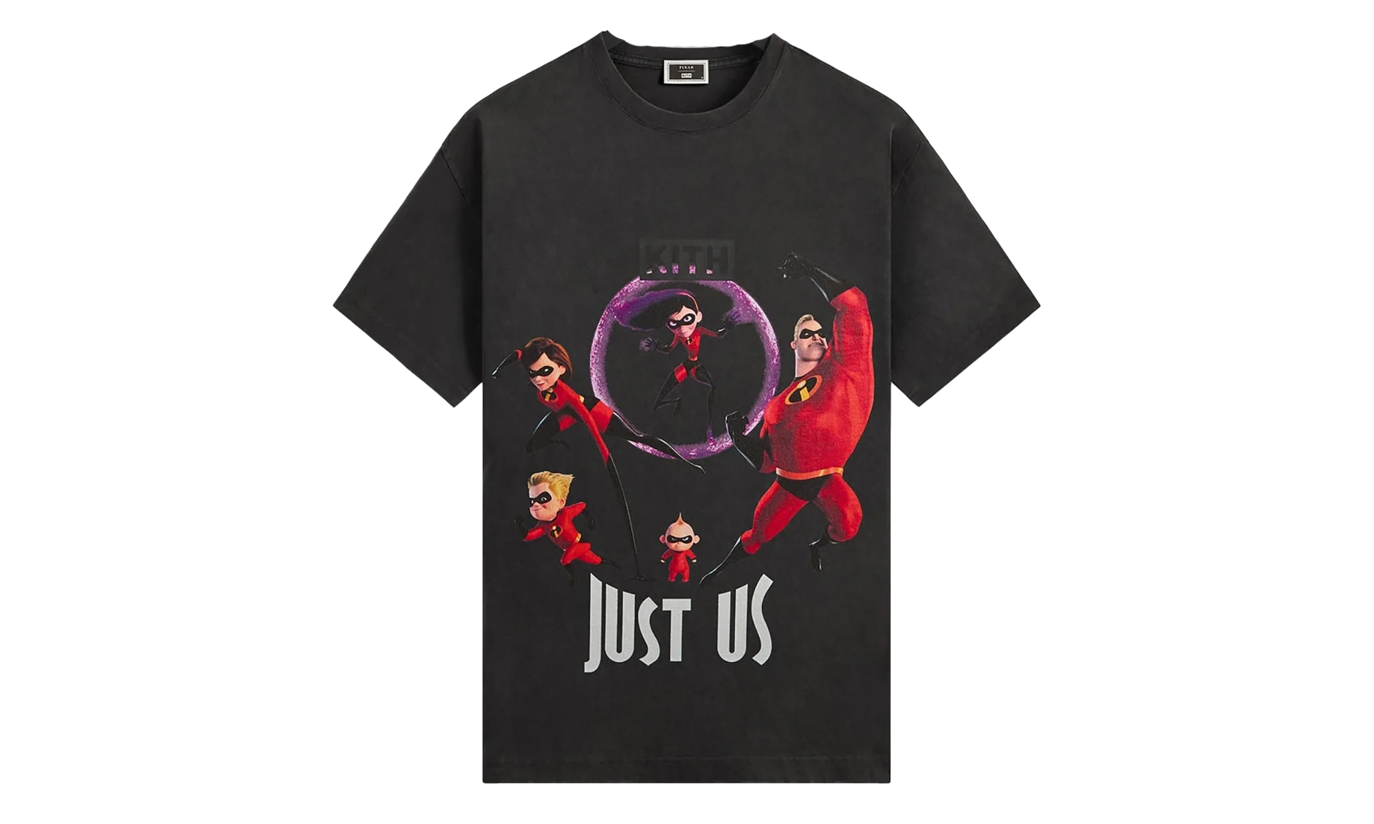 Pixar The Incredibles Just Us Vintage Tee "Black" khm034385 001