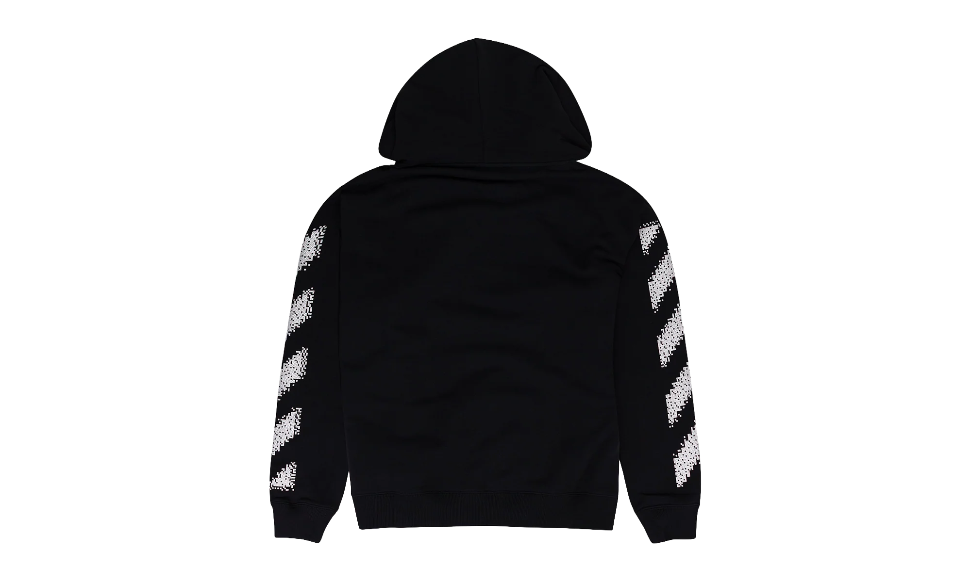 Pixel Diag Skate Hoodie "Black" OFW-MHDS-0213 - Image 2