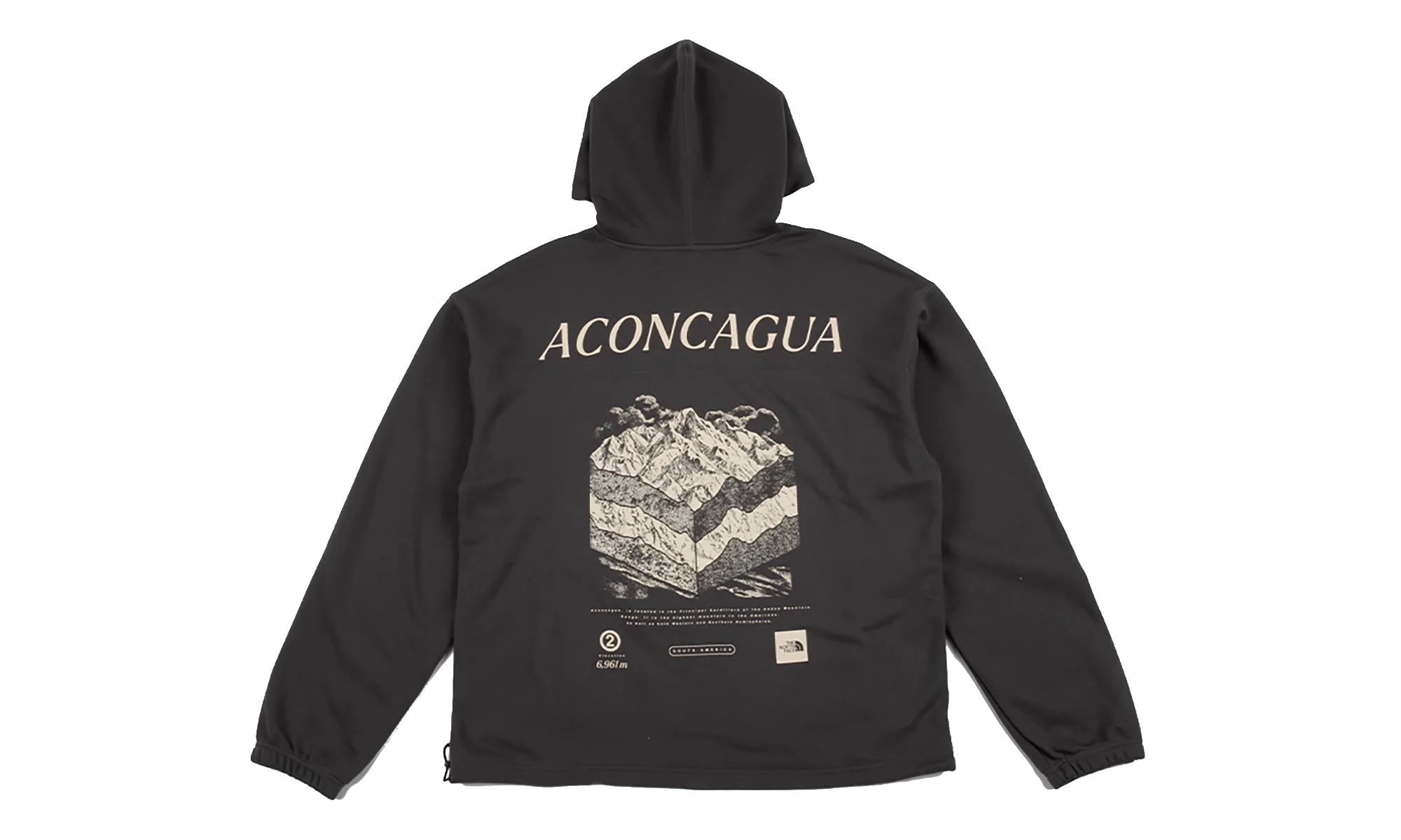 Places We Love Hoodie "Aconcagua Anthracite Grey" NF0A8JEM RHI - Image 2