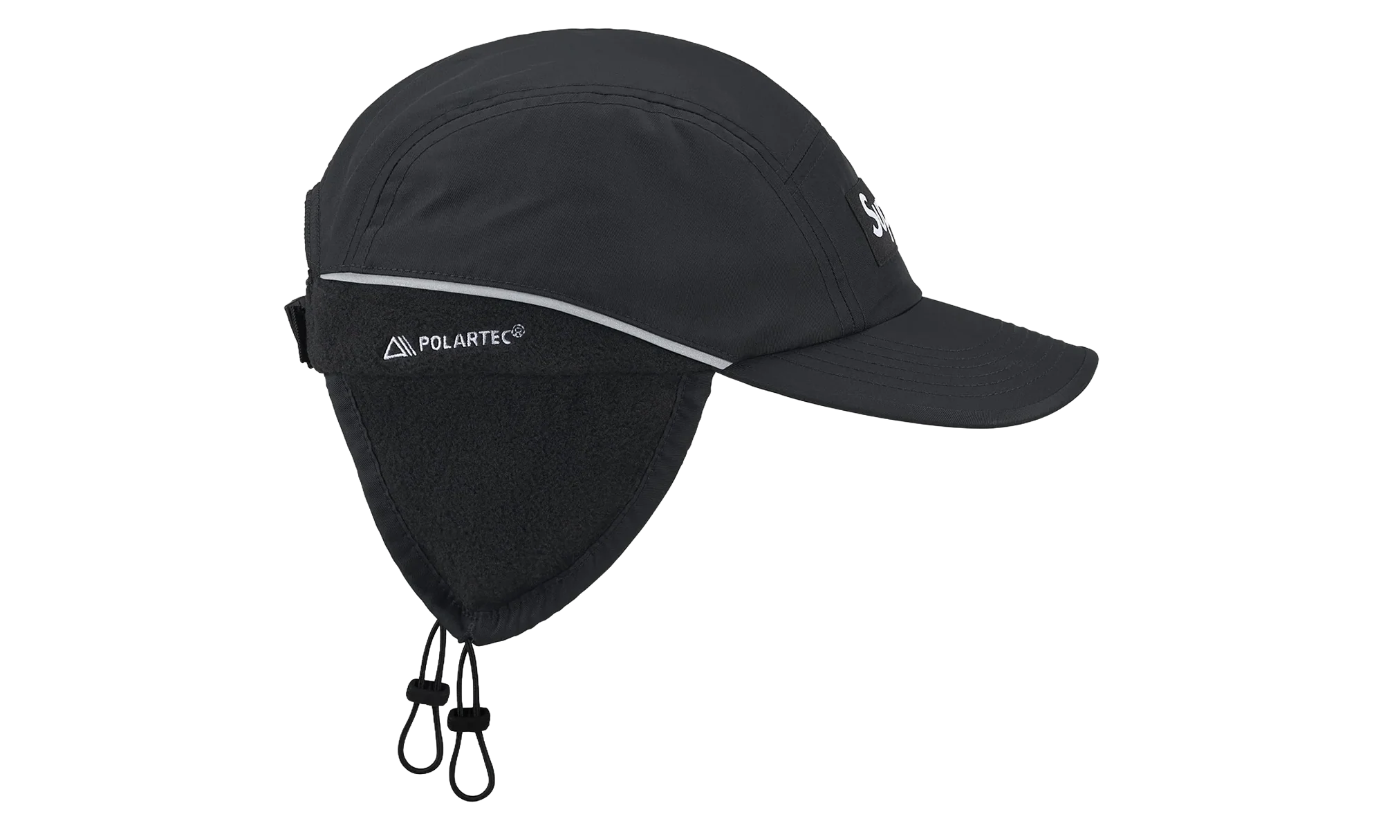 Polartec® Lined Packable Earflap Camp Cap "FW25 - Black" SU26946 - Image 3