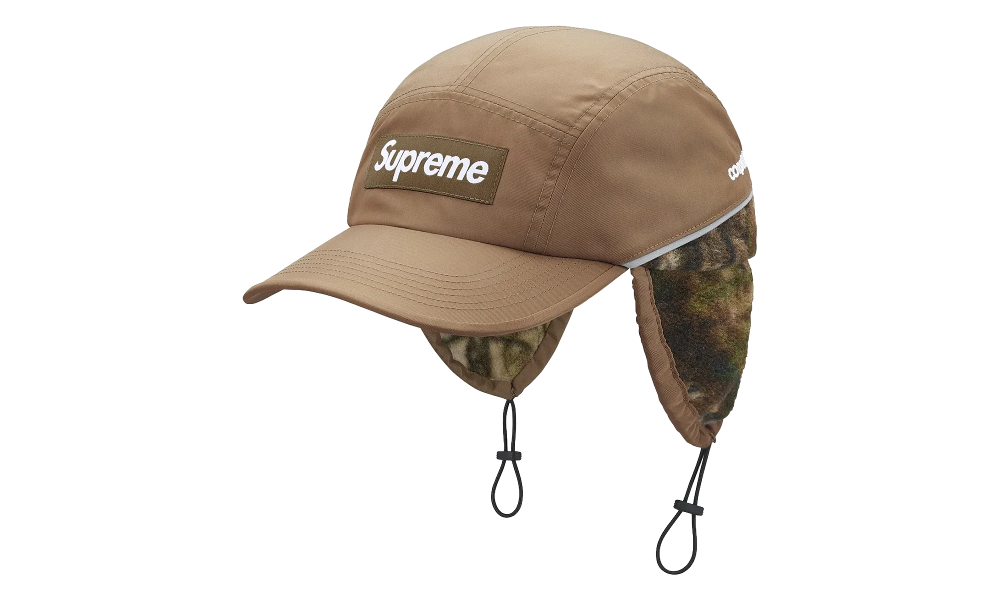 Polartec® Lined Packable Earflap Camp Cap "FW25 - Woodland Camo" SU26943 - Image 2