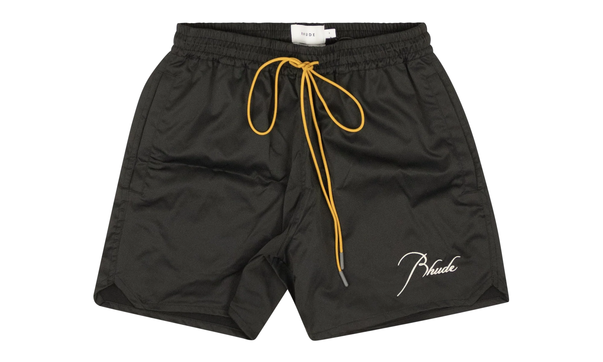 Polyester Embroidered Logo Swim Trunks "Black" RHSS22SH220163720372