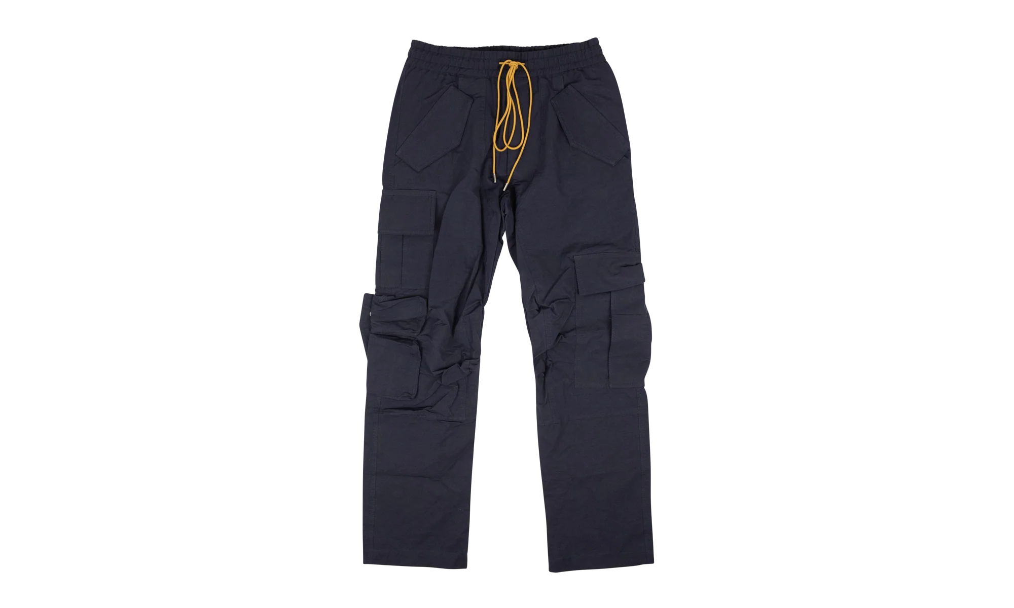 Polyester Gabardine Cargo Pants "Navy And Creme" RHPF22PA030166180618