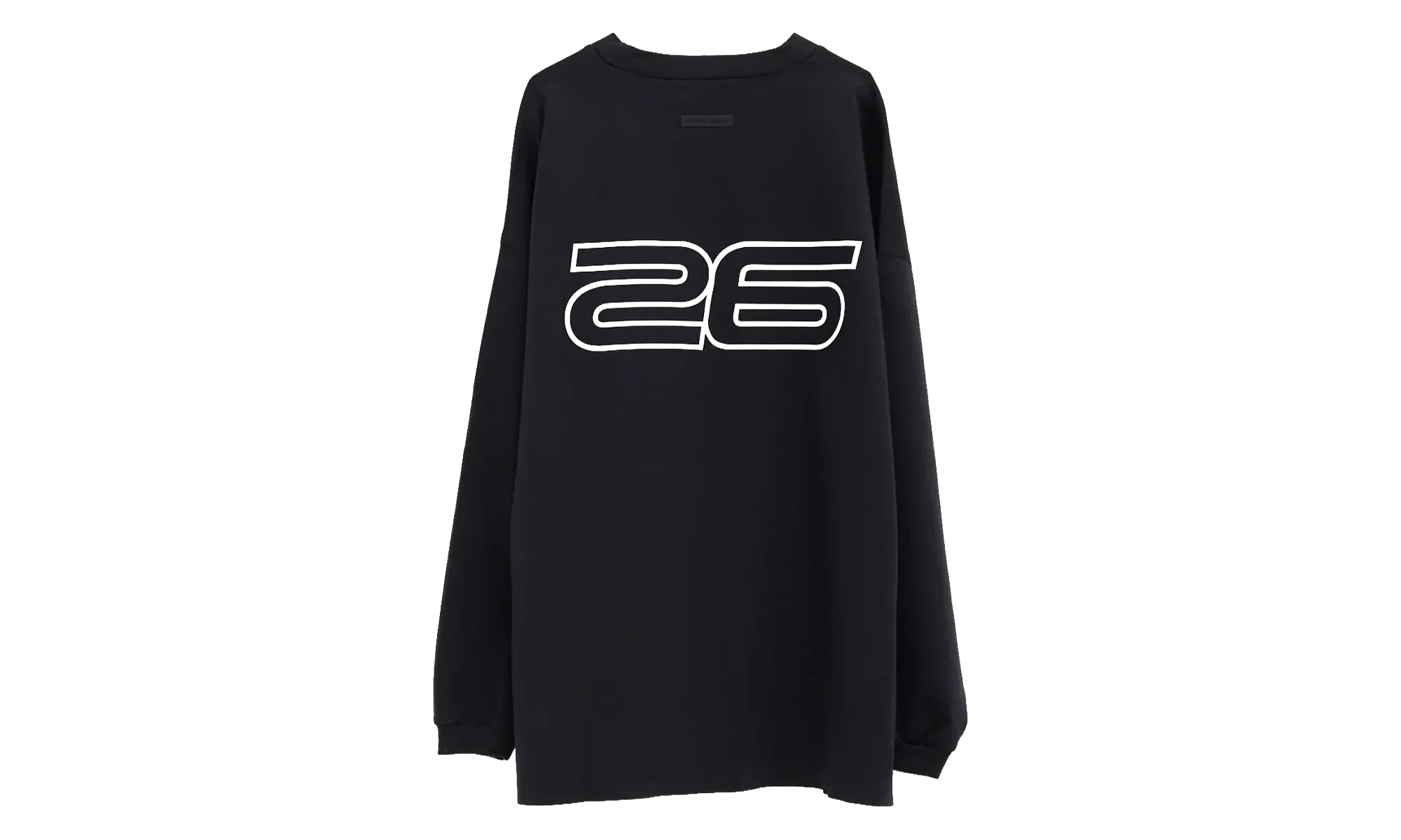 Ponte 90's Reflective Long Sleeve Tee "Vintage Black" 125HO254541F - Image 2