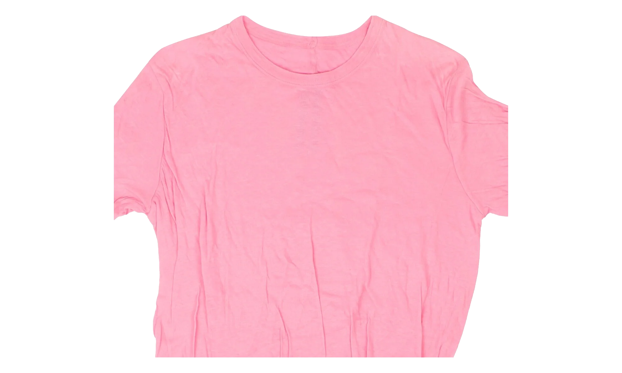 Pop Double Cotton Short Sleeve T-Shirt "Pink" PDC001 - Image 2