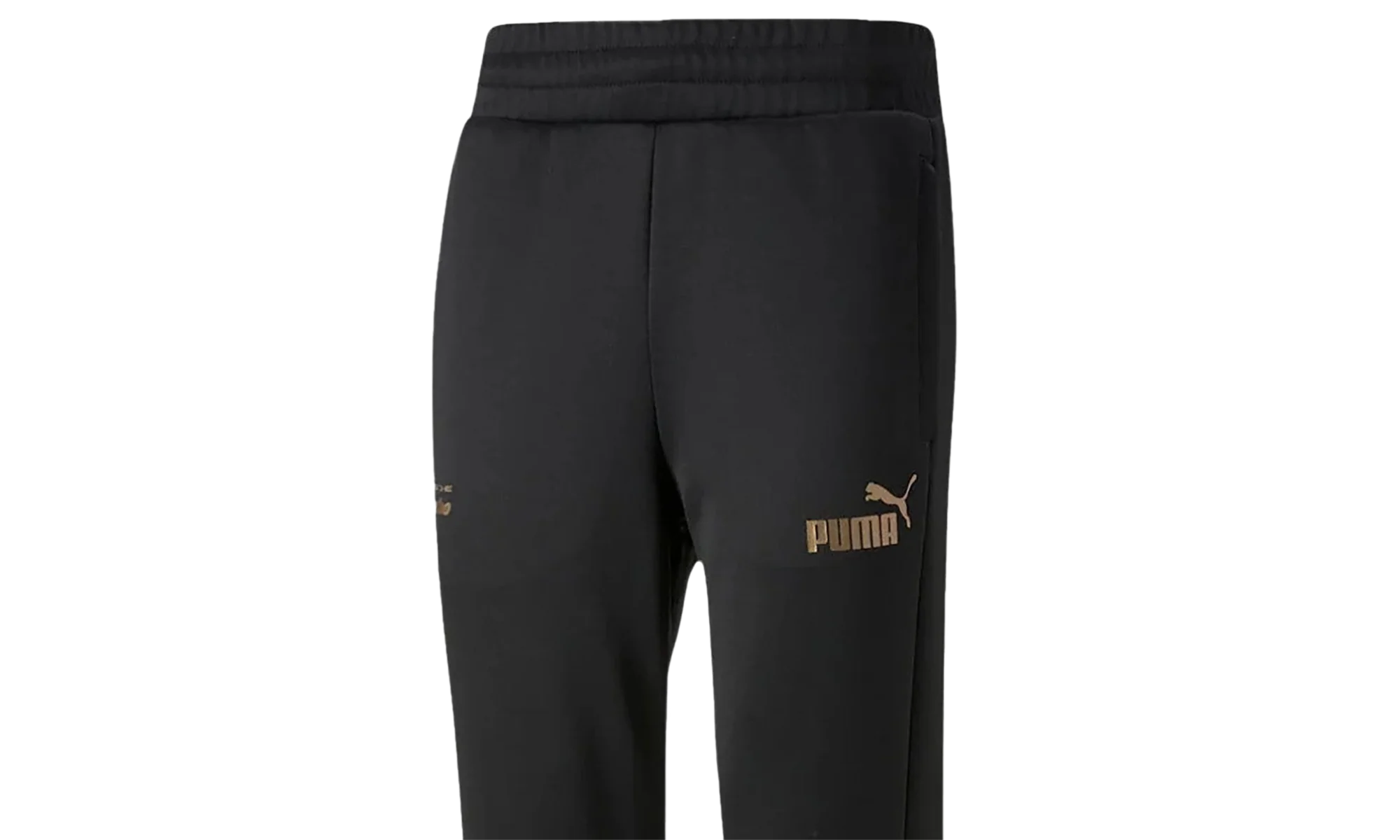 Porsche Legacy Metal Energy Race Pants "Puma Black / Gold" 536424 01 - Image 2