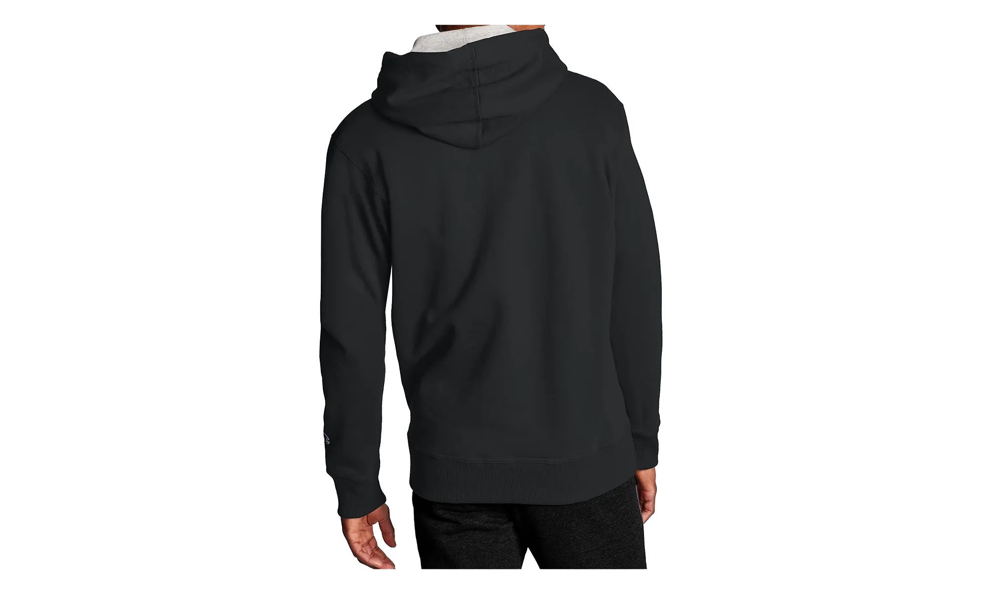 Powerblend Fleece Hoodie Script Logo "Black" GF89H Y06794BKC - Image 2
