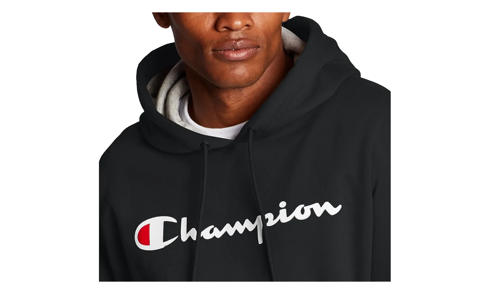 Powerblend Fleece Hoodie Script Logo "Black" GF89H Y06794BKC - Image 4