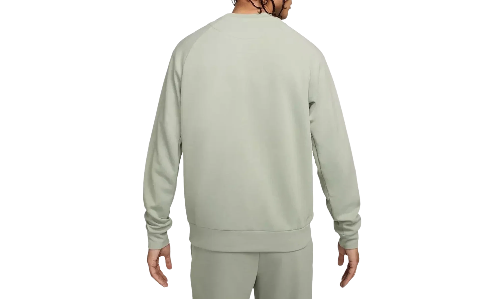 PRIMARY FLEECE DRI-FIT UV PERFORMANCE CREWNECK SWEATSHIRT "Jade Horizon / Jade Horizon" FZ0971 370 - Image 2