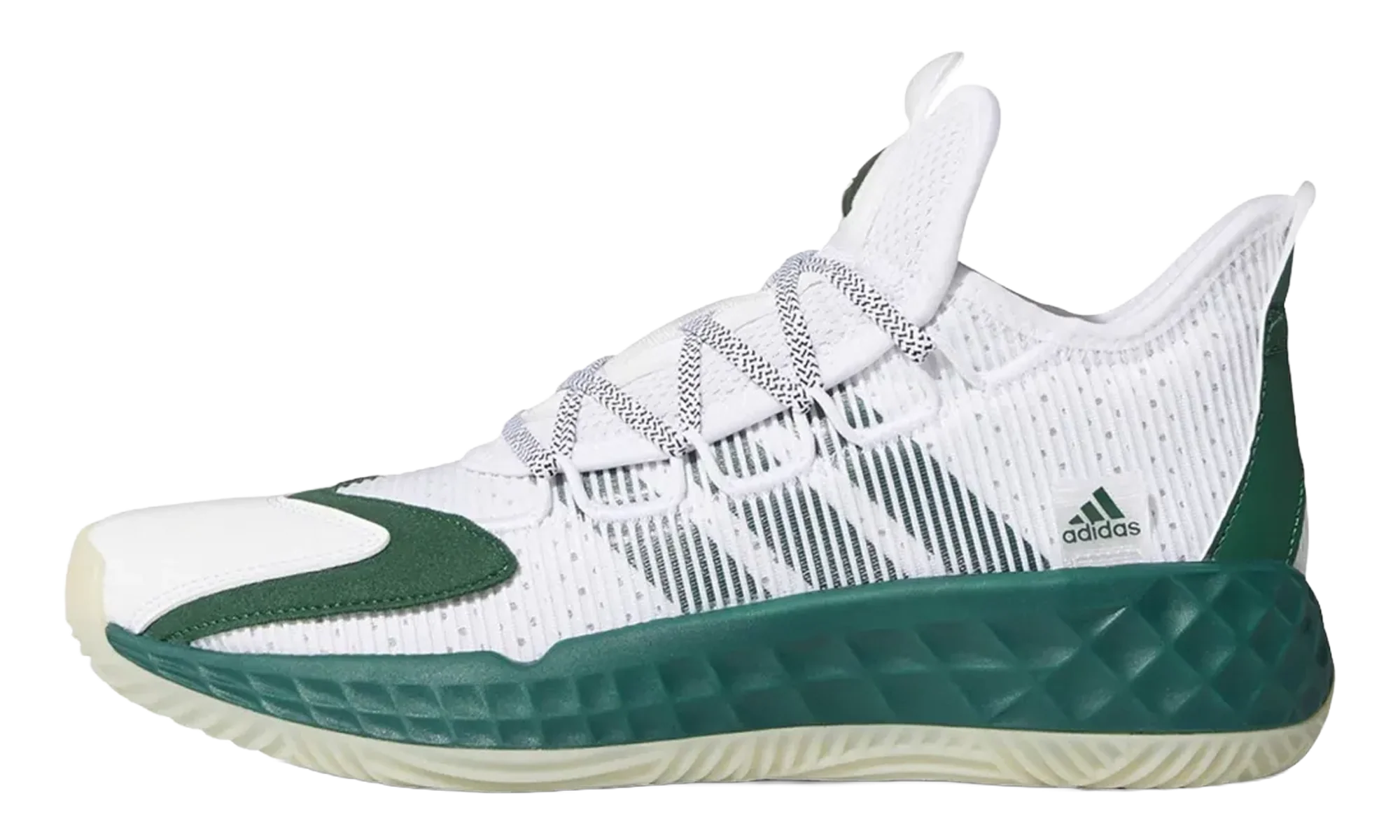 Pro Boost Low "White Dark Green" FW9504