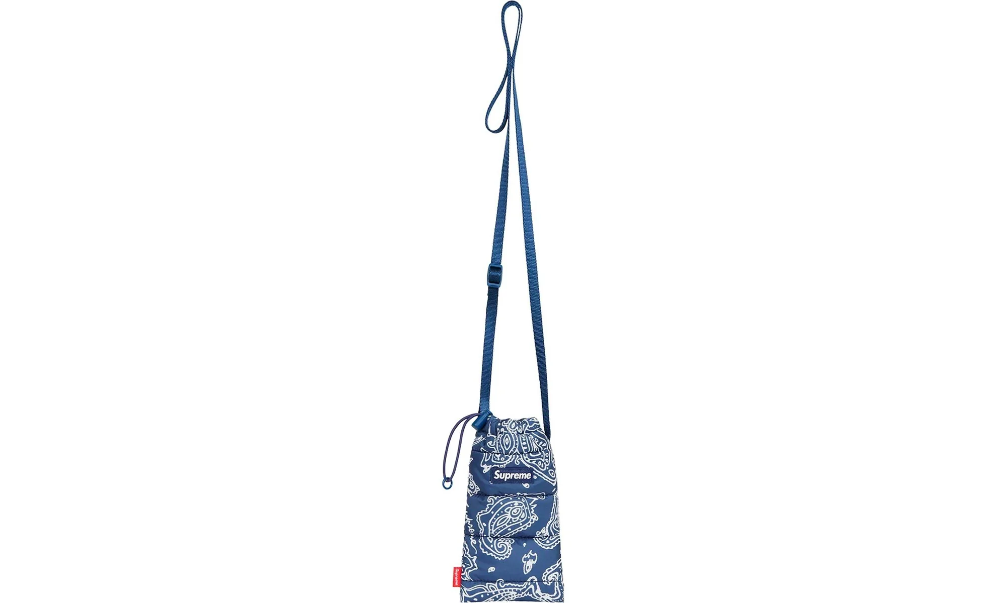 Puffer Neck Pouch "Blue Paisley" SU26541