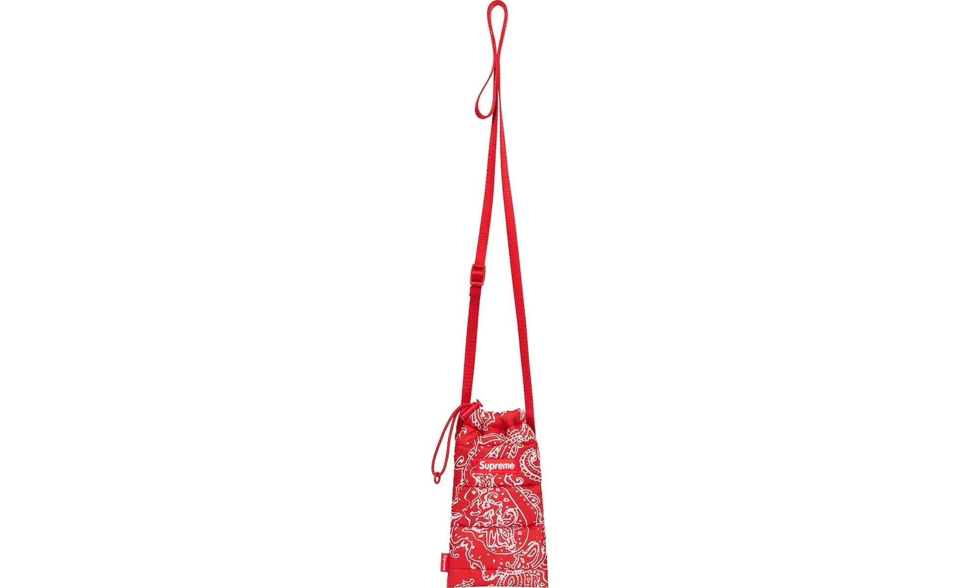 Puffer Neck Pouch "RedPaisley" SU26534
