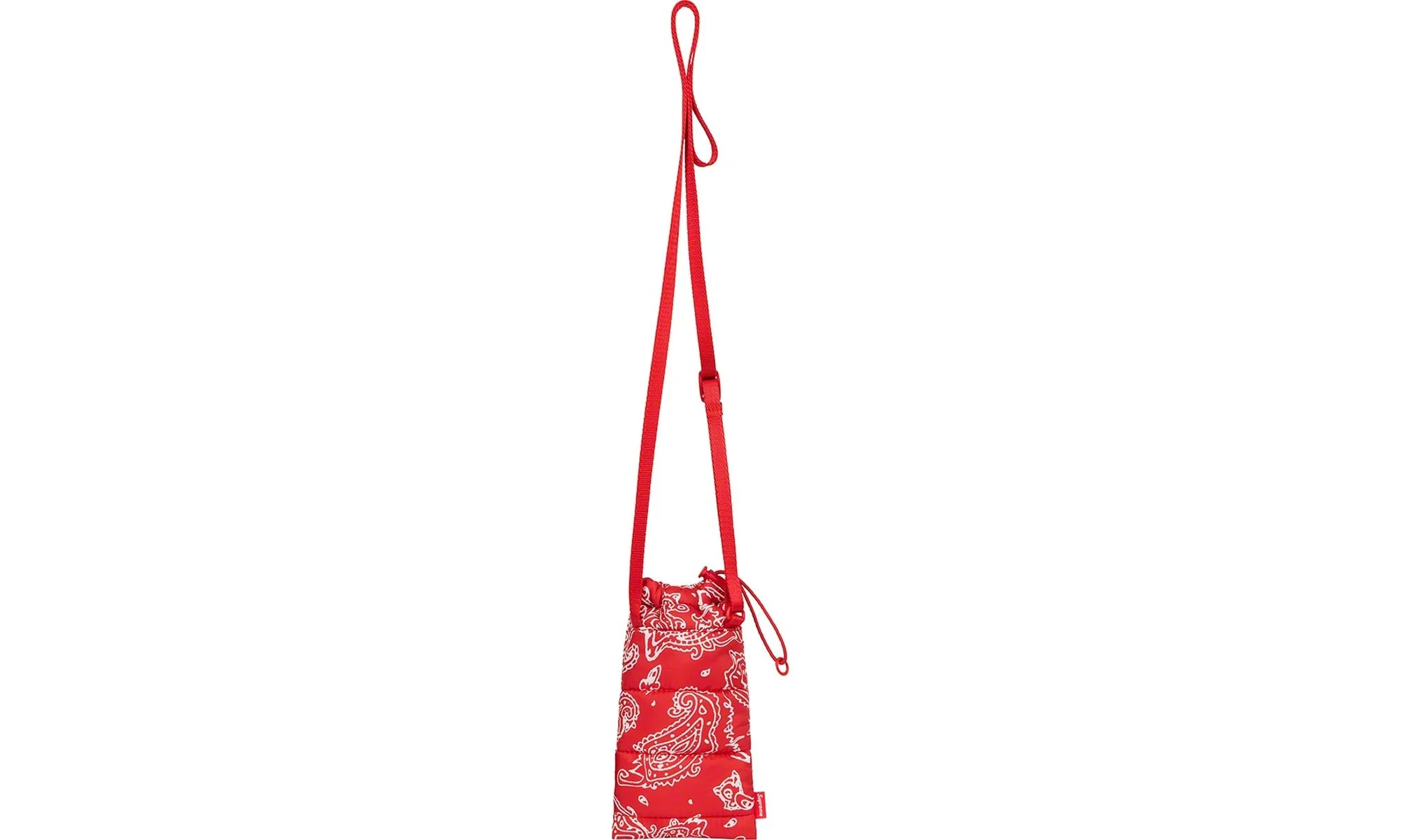 Puffer Neck Pouch "RedPaisley" SU26534 - Image 2