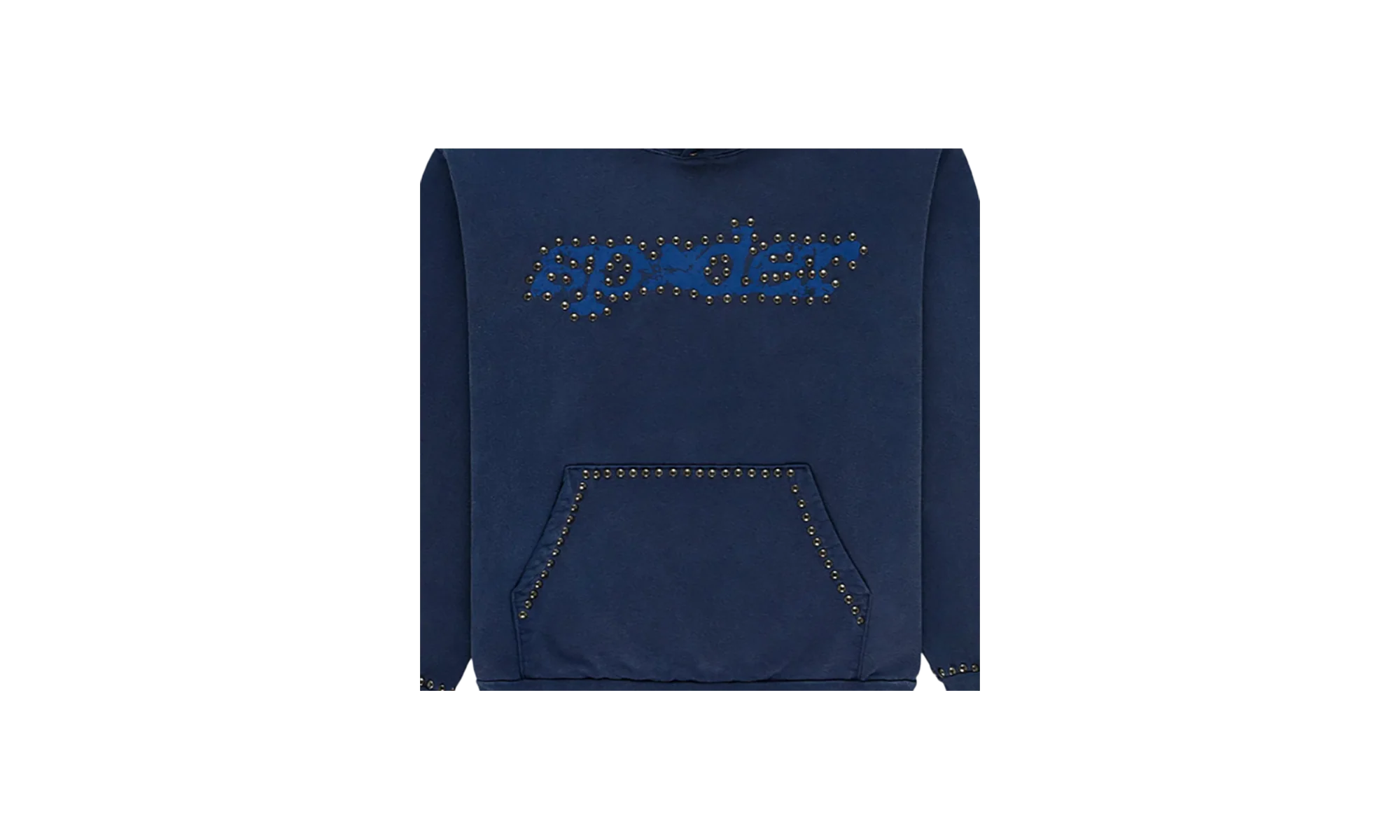 Punk V3 Studded Hoodie "Blue" SP5der266 - Image 2