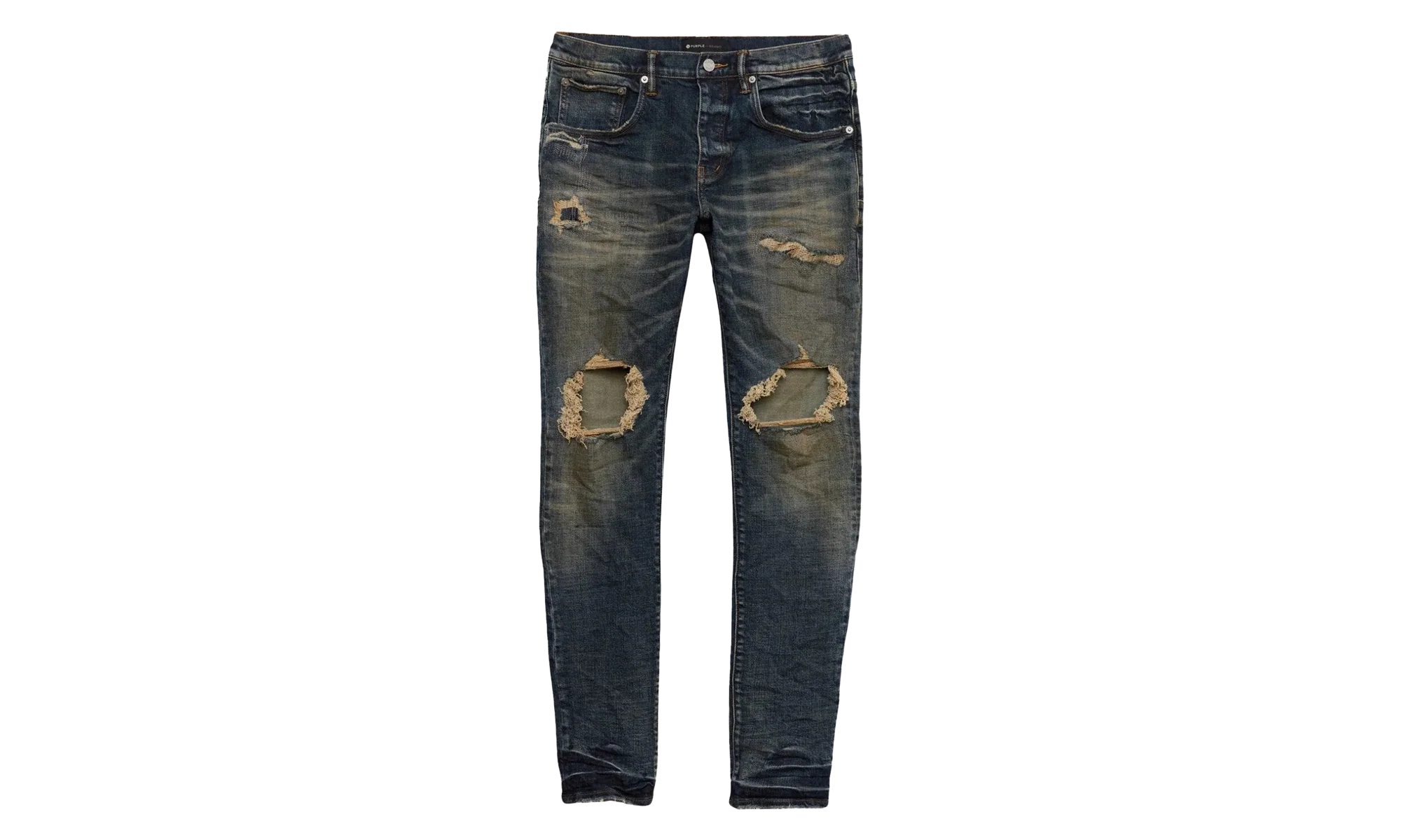 Purple-brand Dirty Indigo Blowout Jeans Mens Style : P002-dibl122 "Indigo" P002-DIBL122