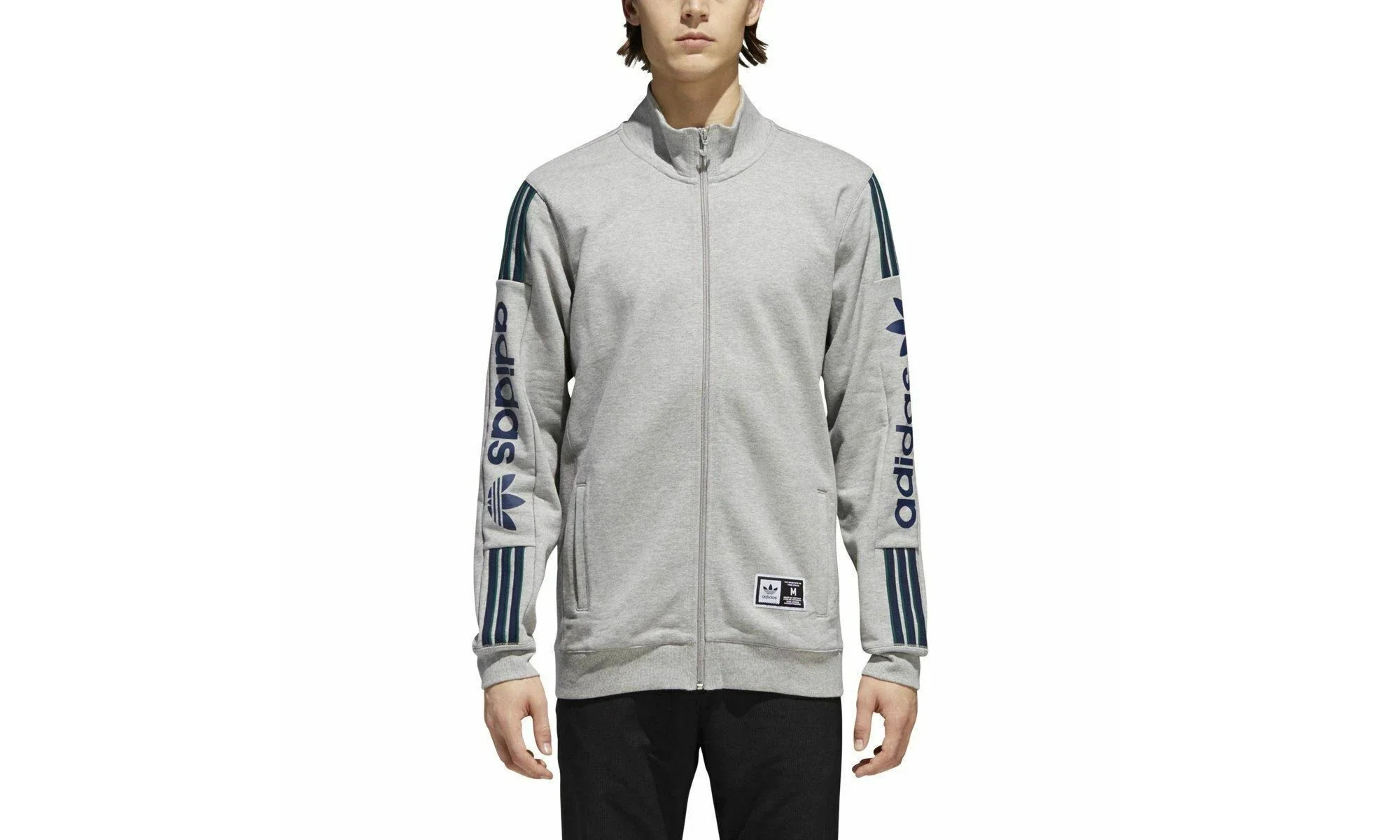 Quarzo Fleece Zip Jacket "Medium Heather Grey" CE1835
