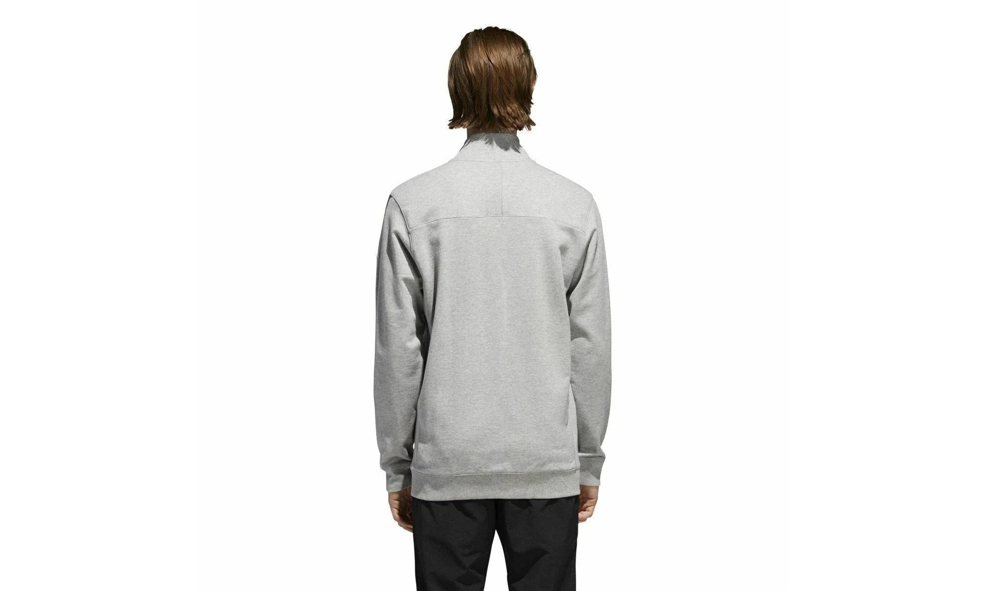 Quarzo Fleece Zip Jacket "Medium Heather Grey" CE1835 - Image 2