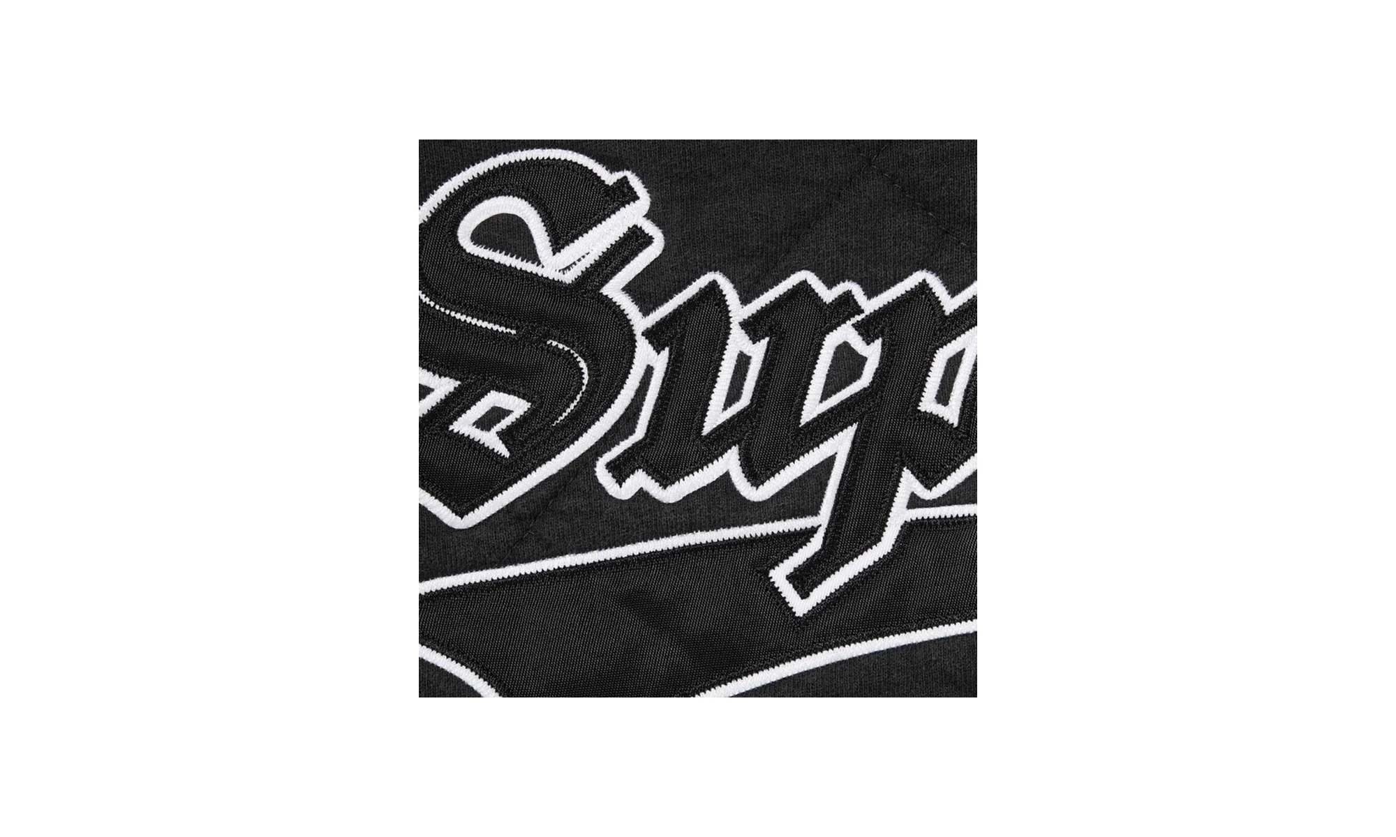 Quilted Zip Up Hooded Sweatshirt "FW25 - Black" SU26465 - Image 2