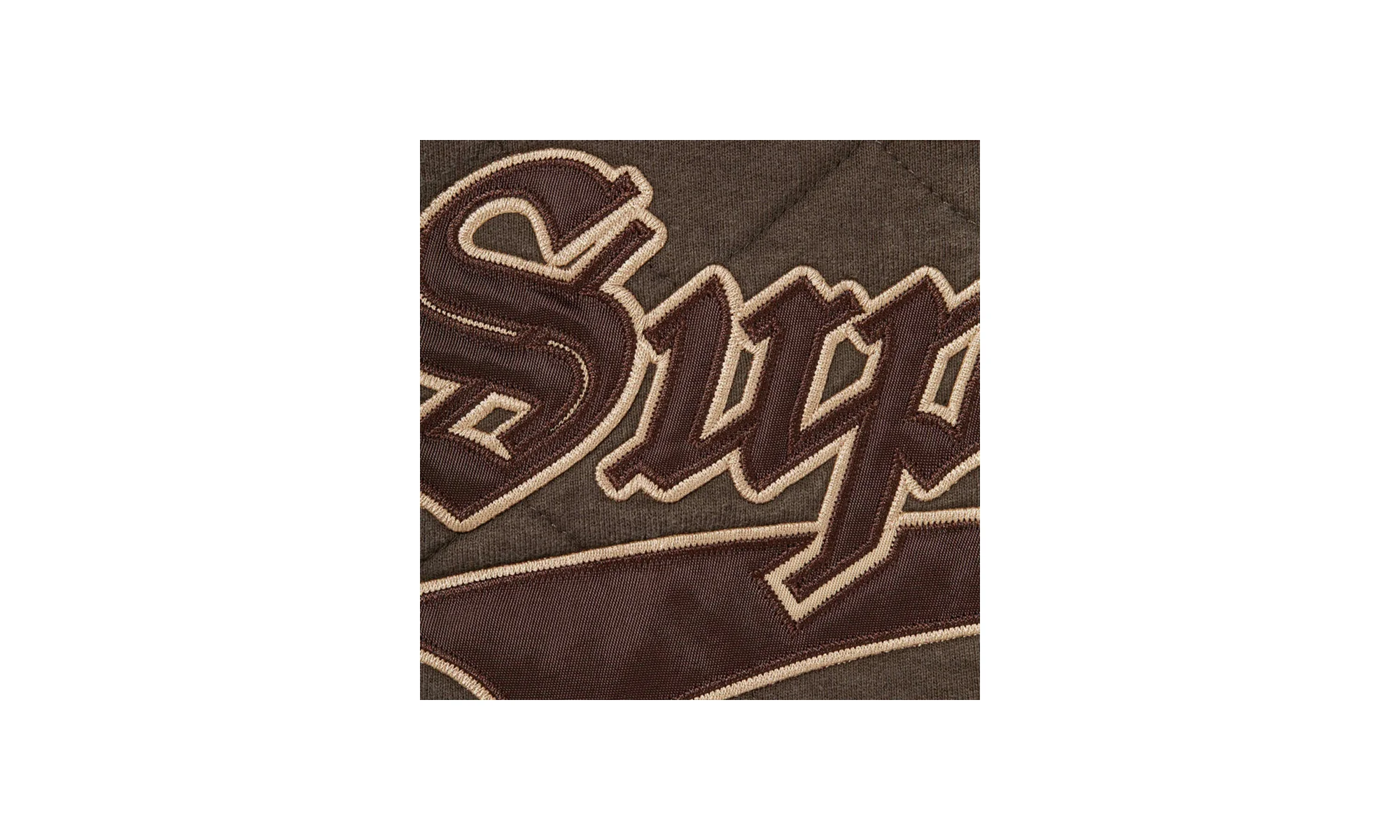Quilted Zip Up Hooded Sweatshirt "FW25 - Dark Brown" SU26467 - Image 2