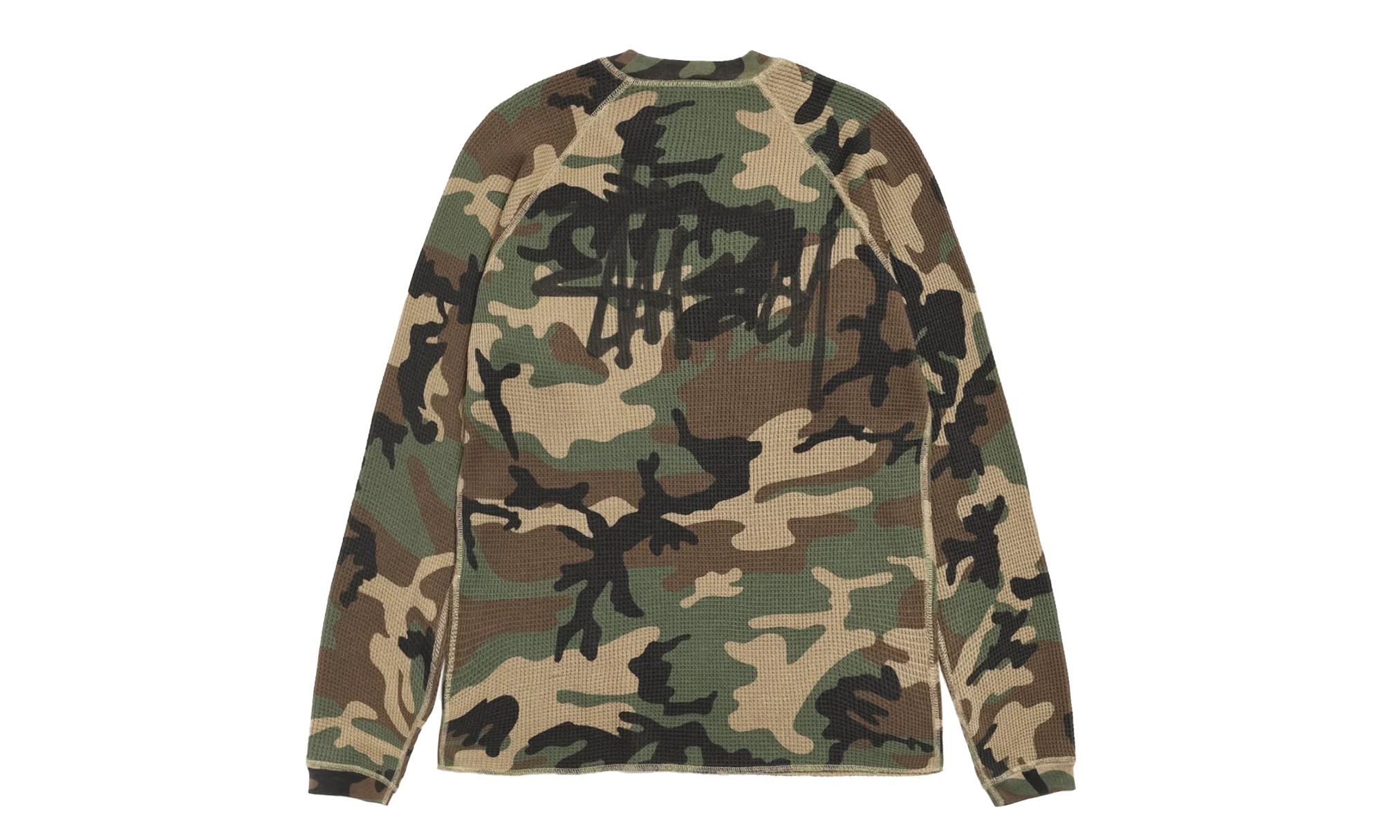 Raglan Thermal L/S Crew "Woodland Camo" STUS304