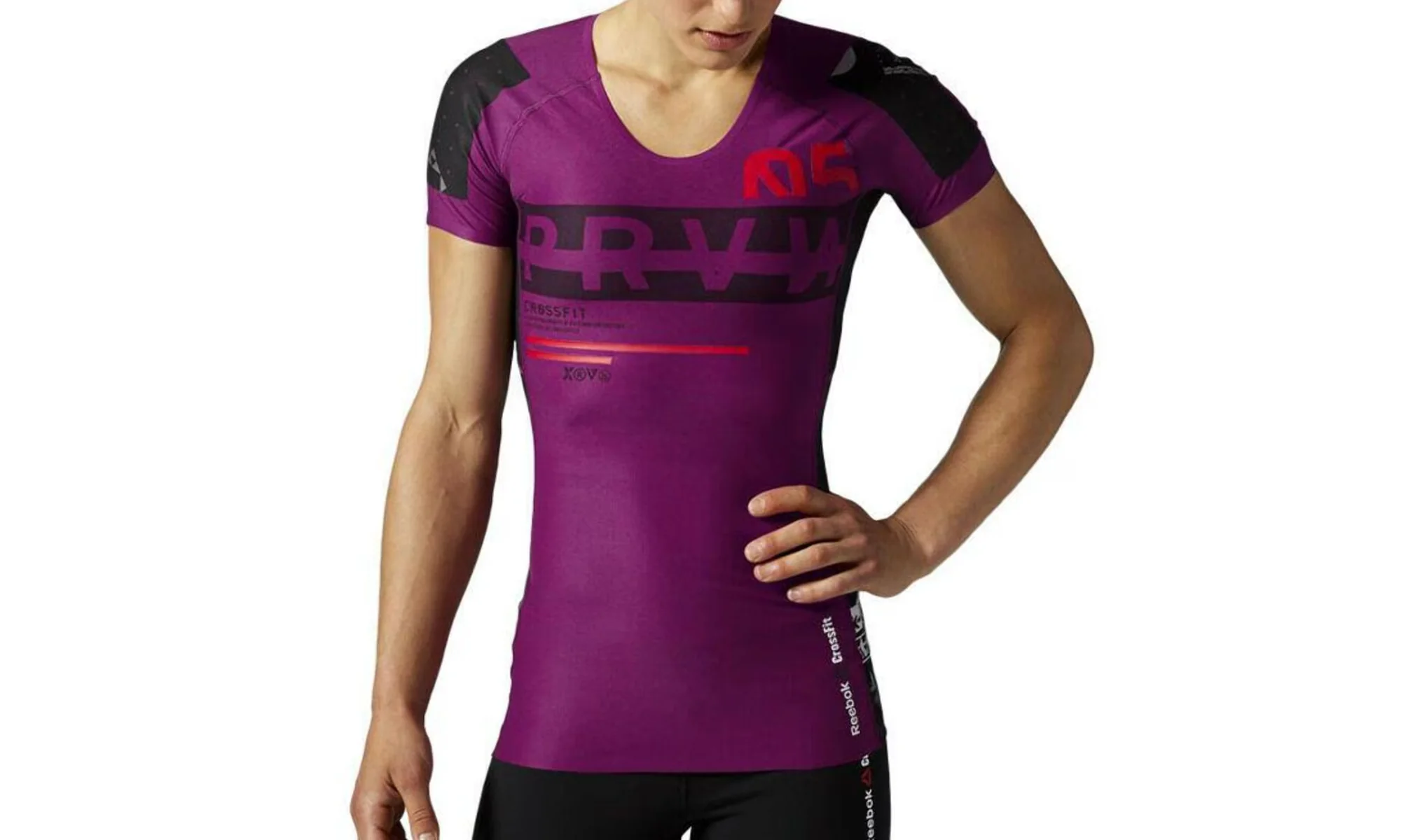 RCF Compression Short Sleeve Top WMNS "Fiery Fuchsia" AB4219