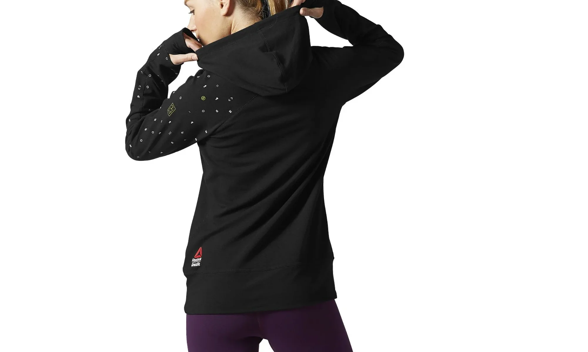 RCF French Terry Hoody WMNS "Black Melange" AB4161 - Image 2