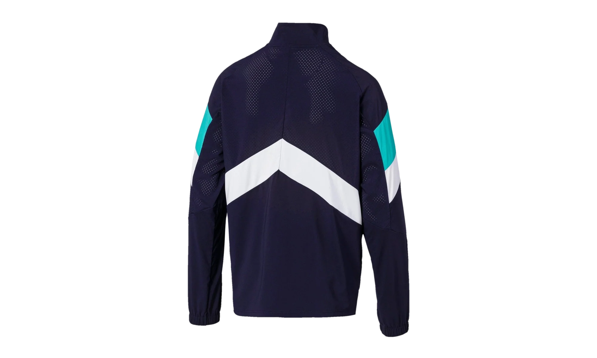 REACTIVE PACKABLE JACKET "Peacoat / Blue Turquoise / Puma White" 518431 02 - Image 2