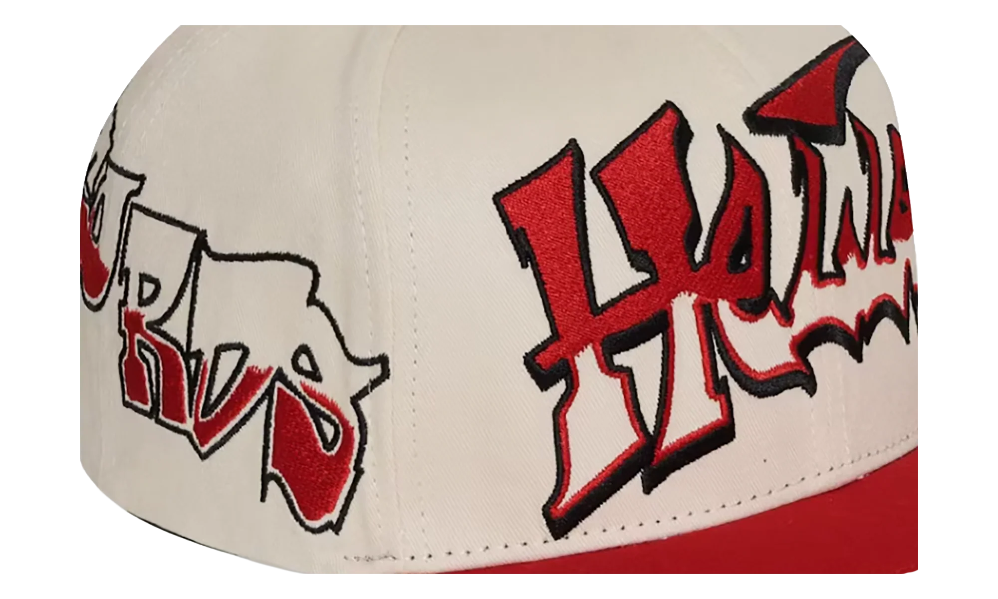 Records Snapback Hat "Red/White" HSR199 - Image 2