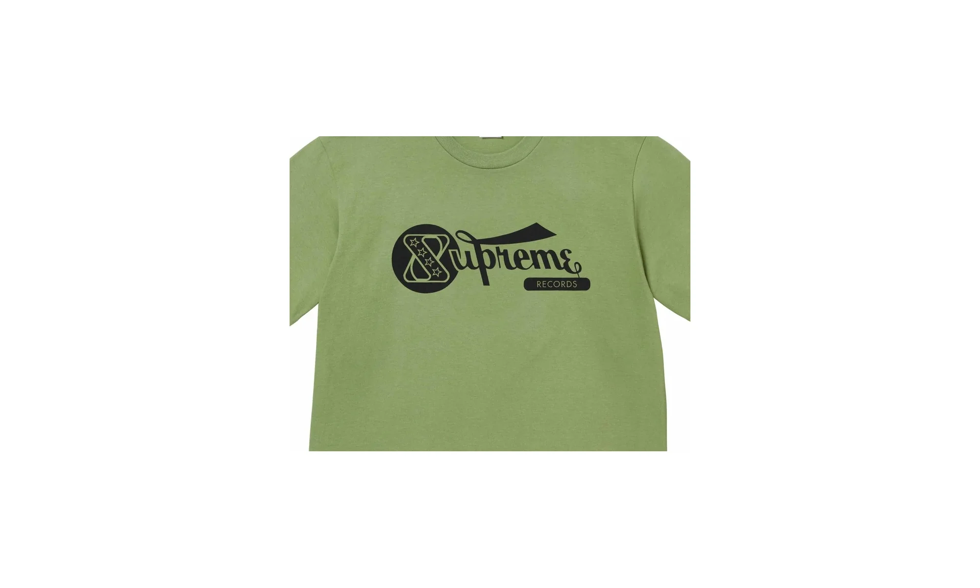 Records T-Shirt "Moss Green" SU26698 - Image 2