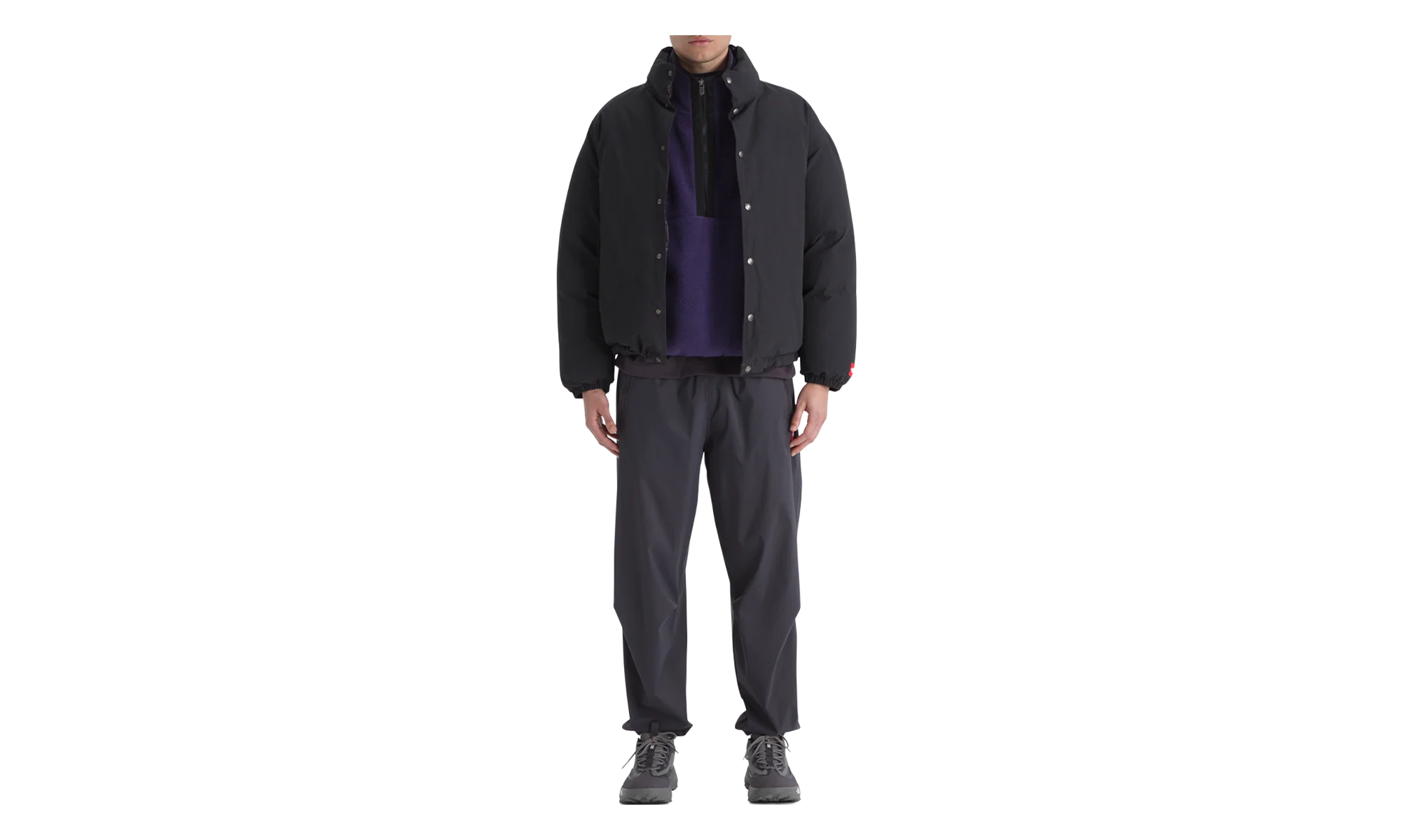 Red Box Down Jacket "Obsidian" NF0A8EGB 0SA - Image 2
