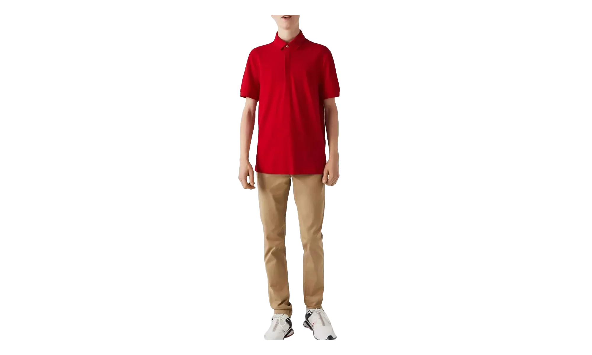 Regular Fit Paris Stretch Pique Polo "Red" PH5522 51 240 - Image 3